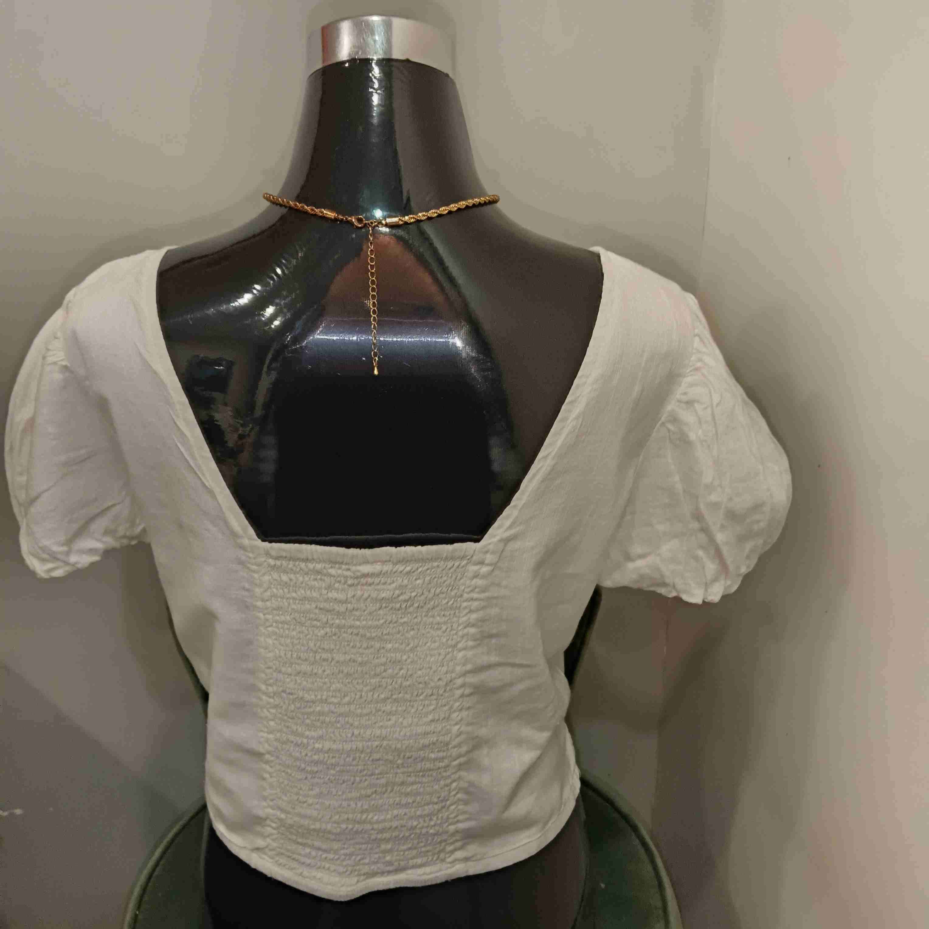 Blusa blanca bordada Sybilla - miniatura 2