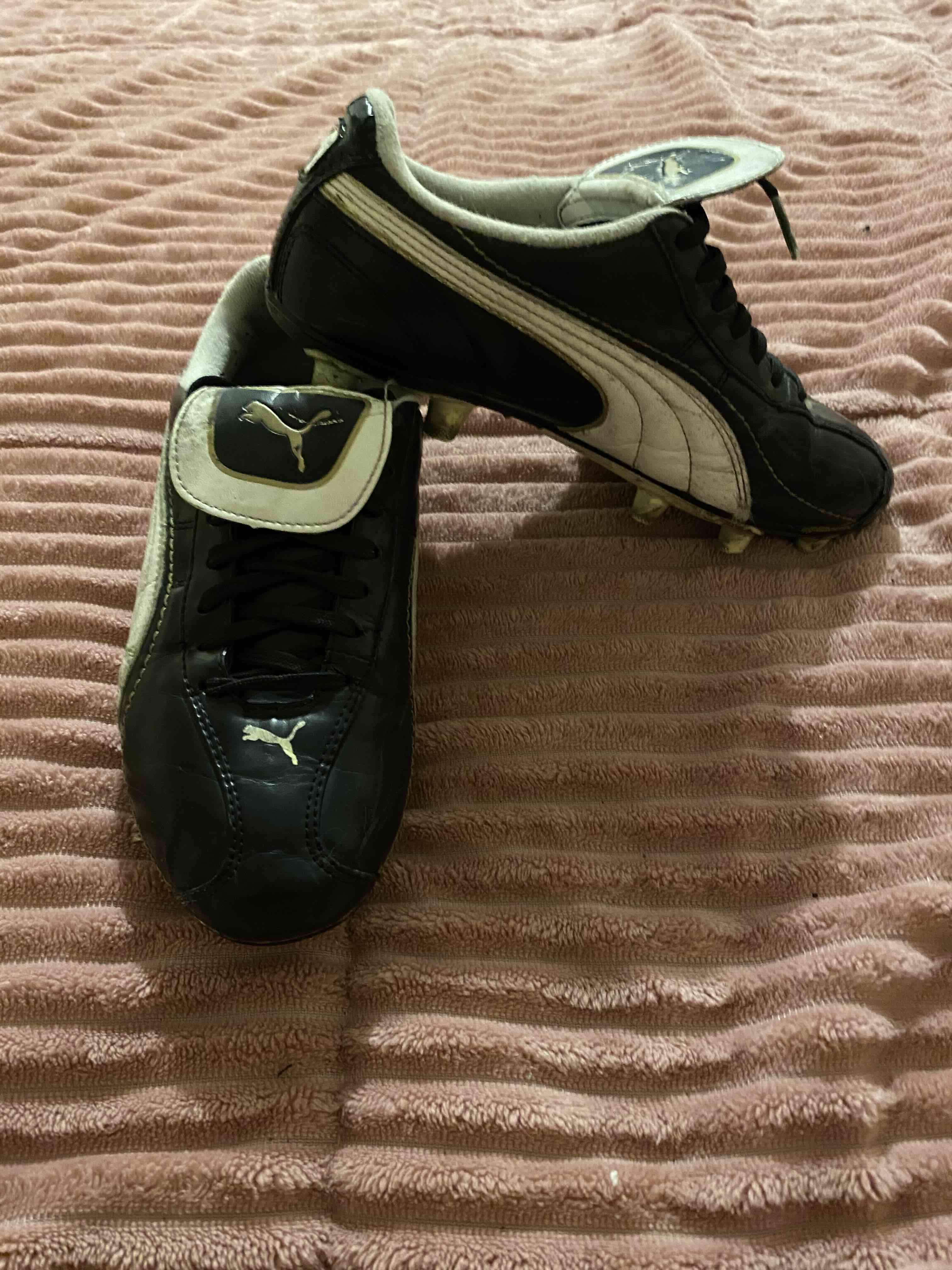 Zapatos de futbol de Maradona,pele el 10 - miniatura 2
