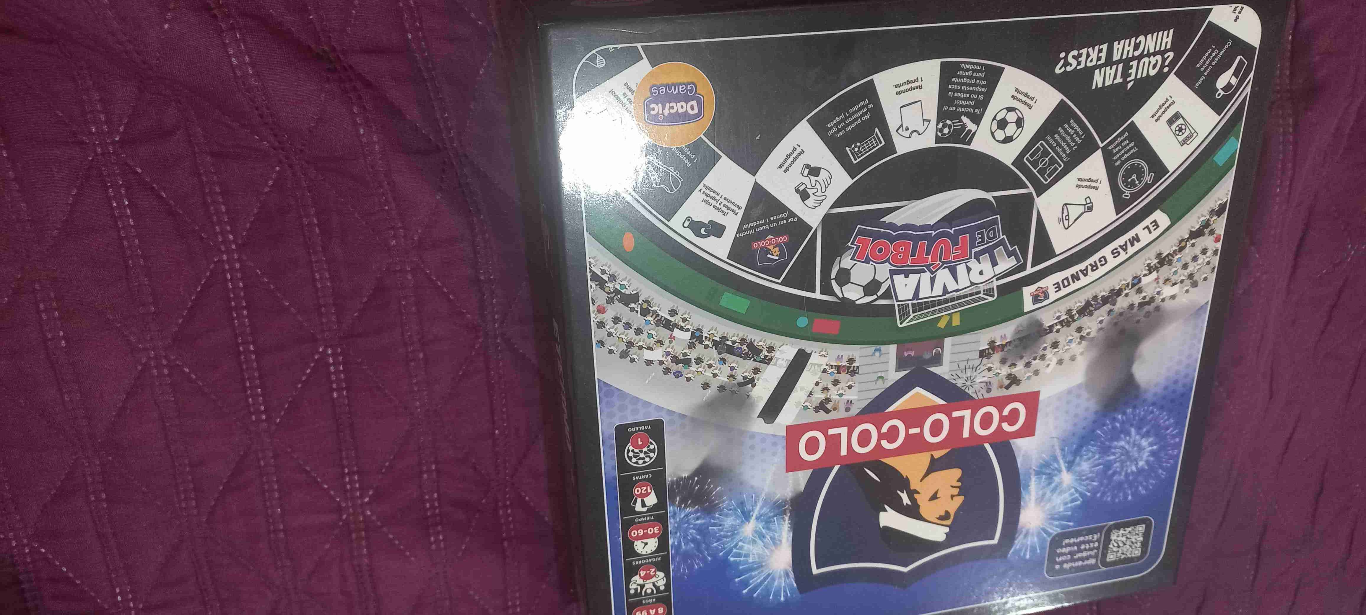 Juego de mesa Trivial de Fútbol colo-colo - miniatura 1
