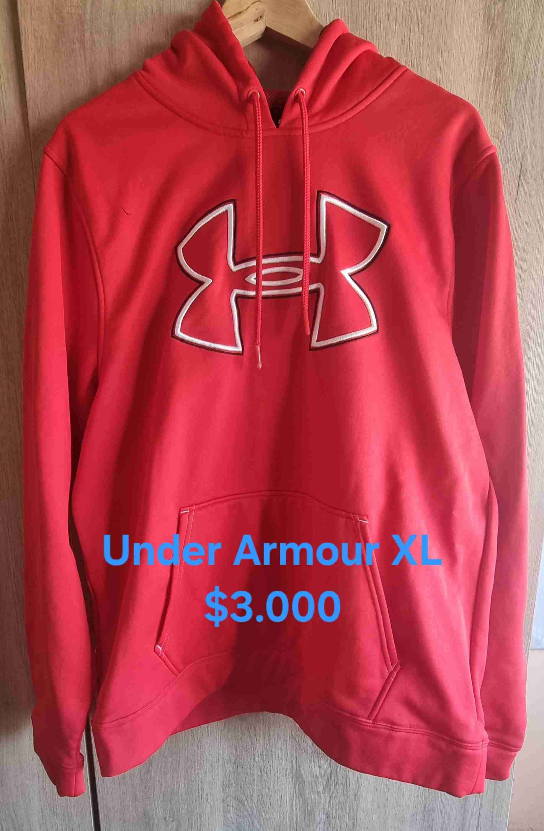 Polerón rojo Under Armour - miniatura 1