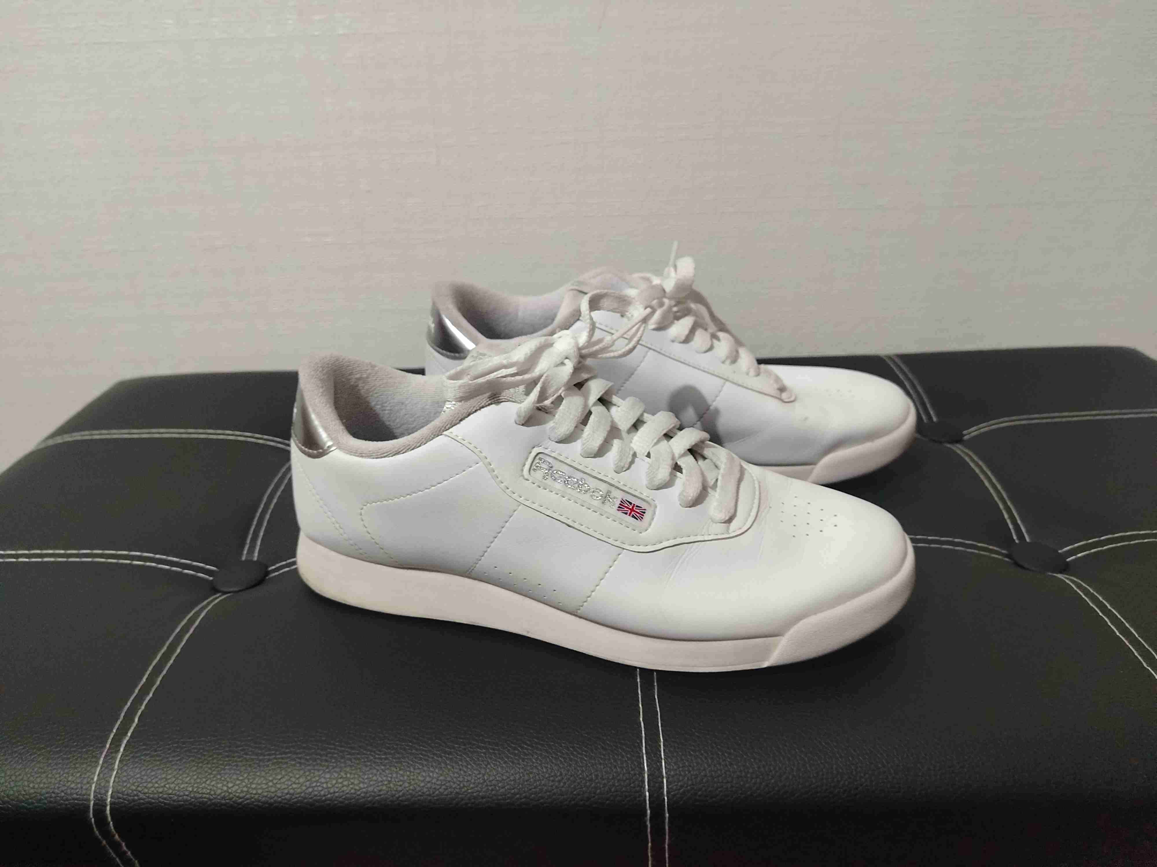 Zapatillas Reebok blancas de cuero - miniatura 2