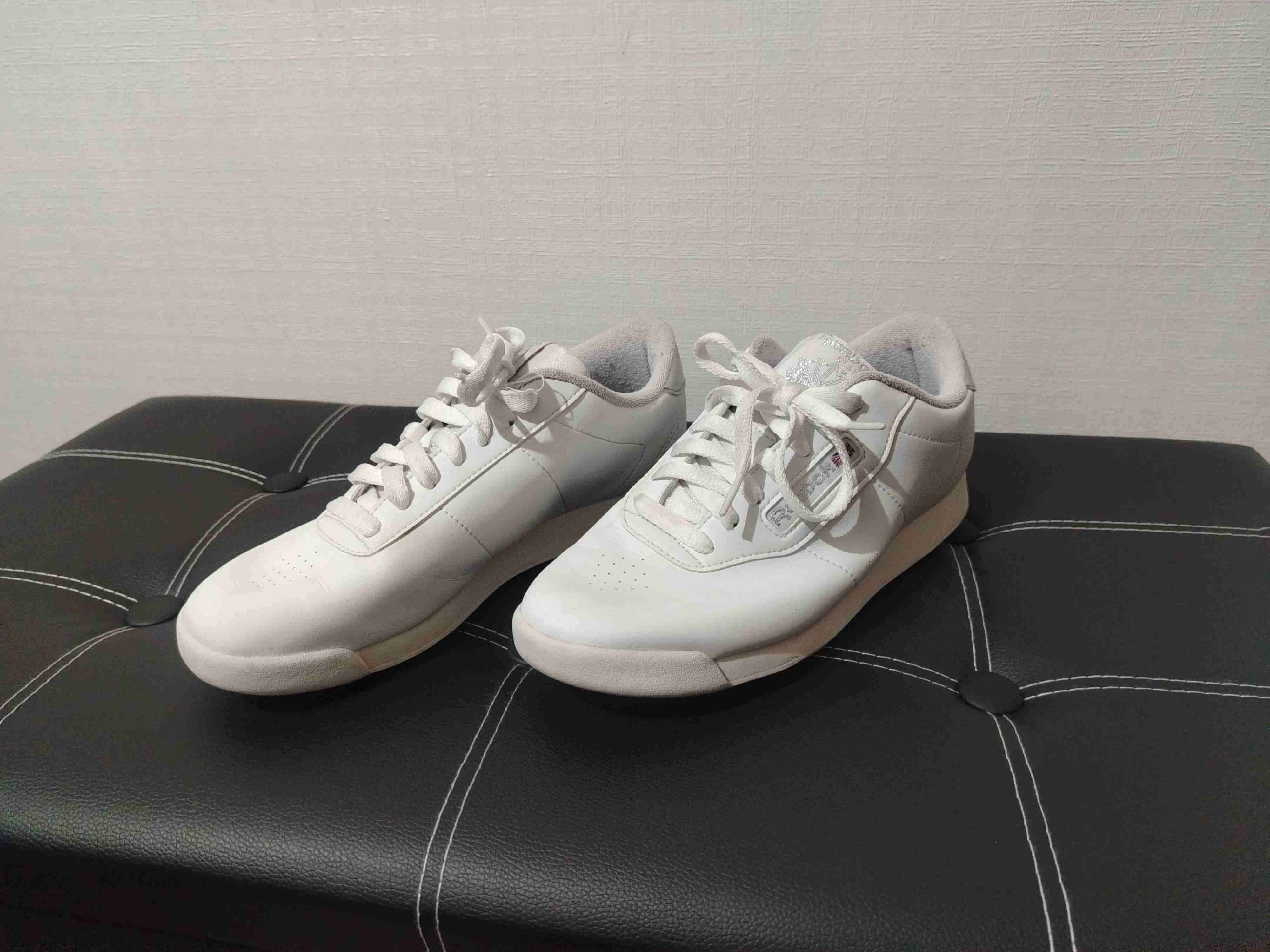 Zapatillas Reebok blancas de cuero - miniatura 3