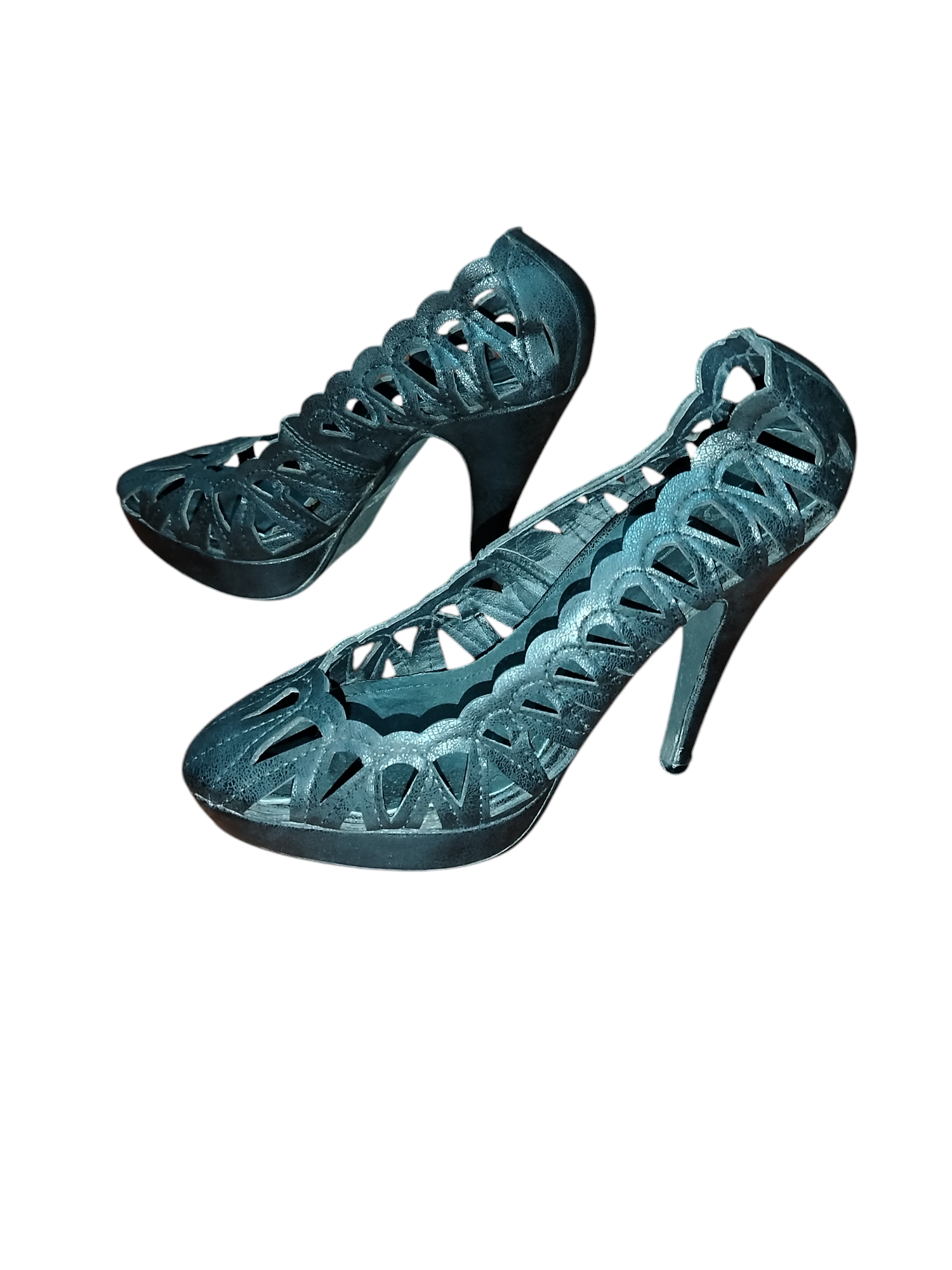 Zapatos de tacón alto negros - miniatura 2