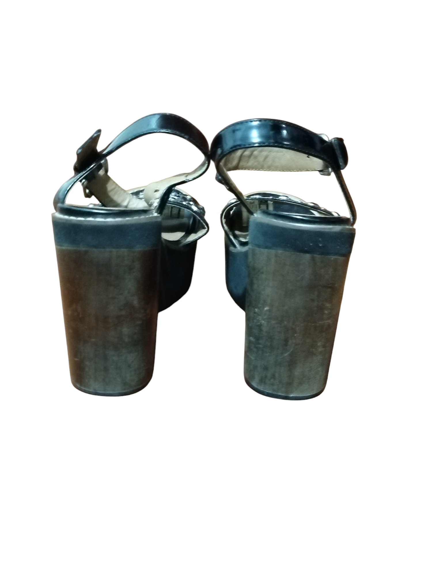 Sandalias Americanino negras con plataforma - miniatura 5