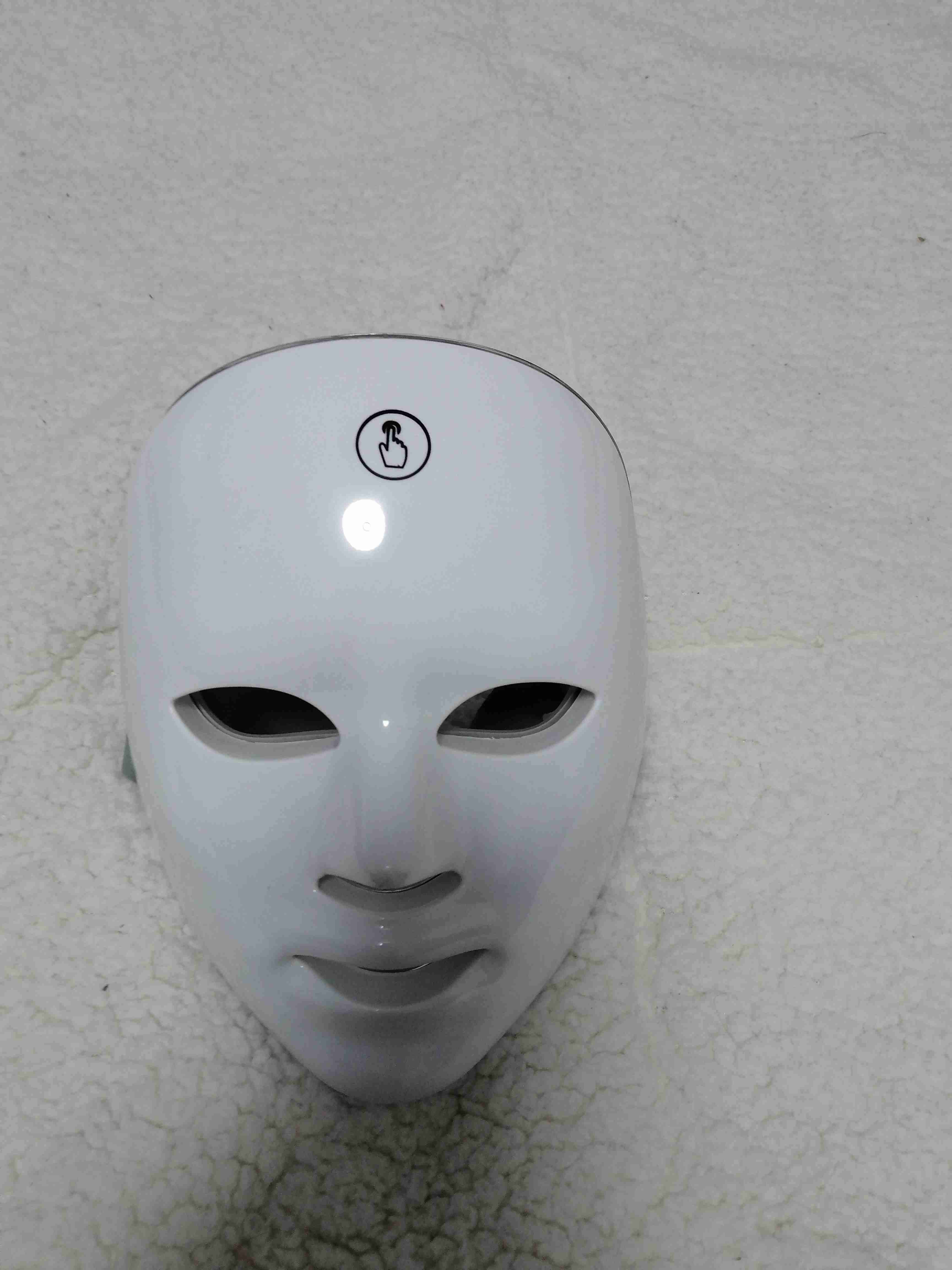Máscara facial LED blanca - miniatura 1