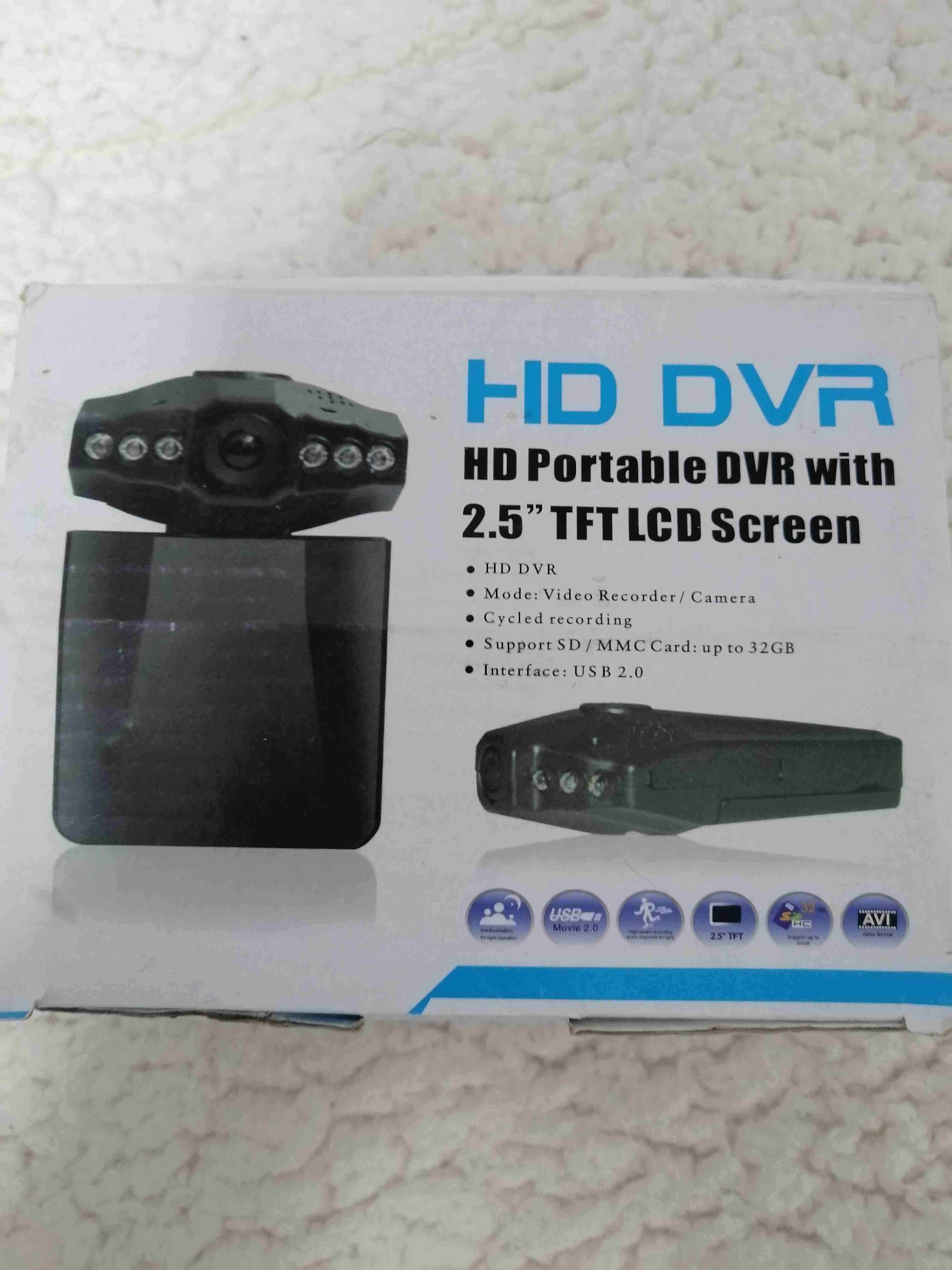 Cámara DVR HD portátil 2.5"
