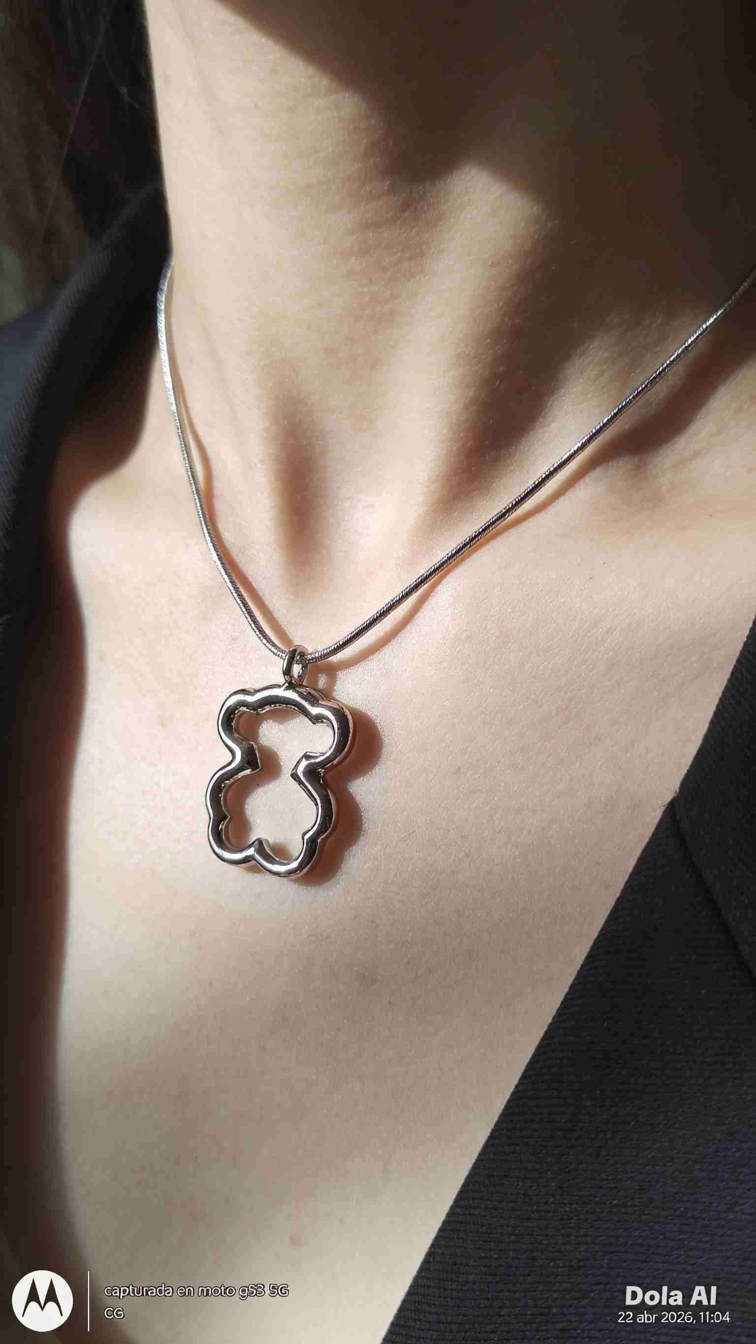 Collar con colgante de oso - miniatura 1