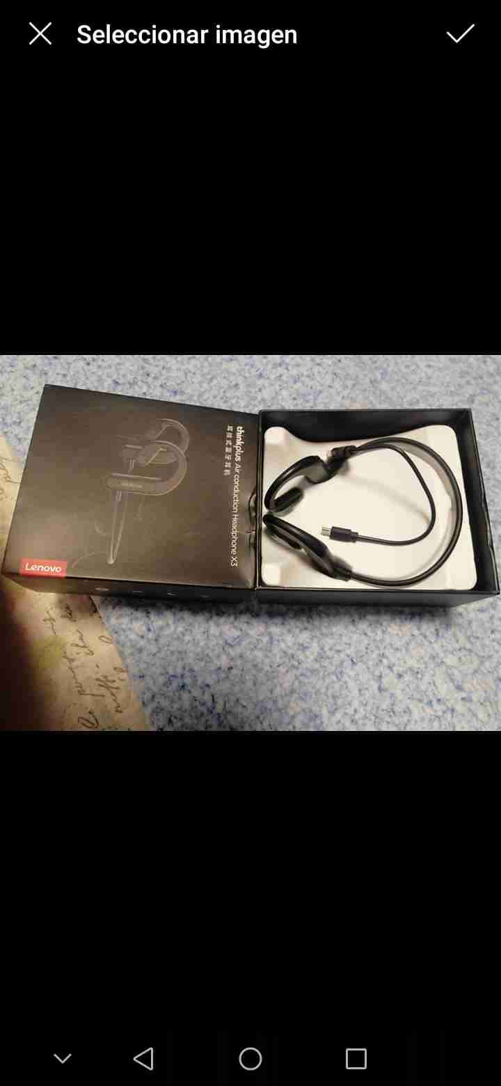 Audífonos Lenovo X5 negros