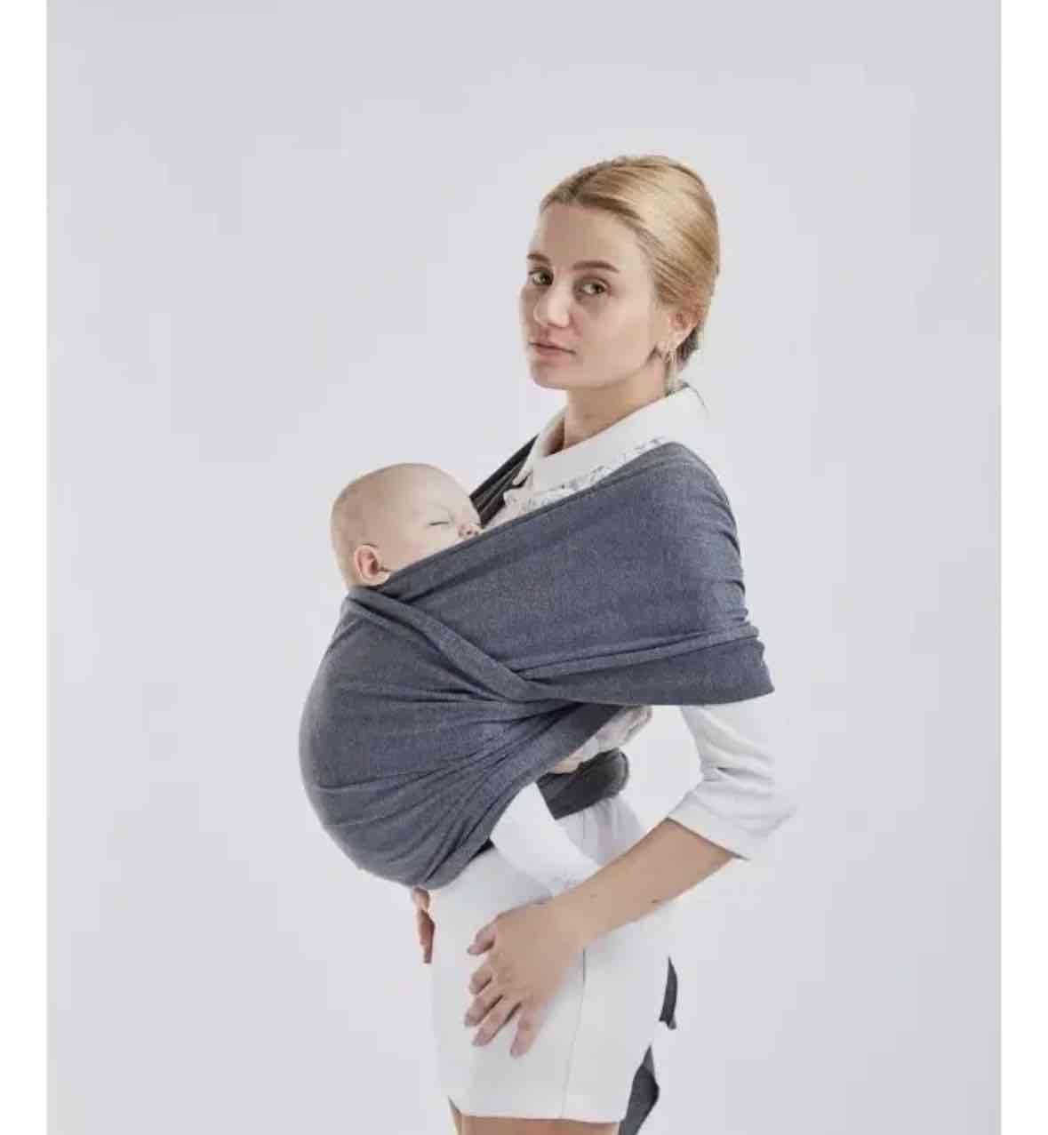 Fular portabebé gris - miniatura 1