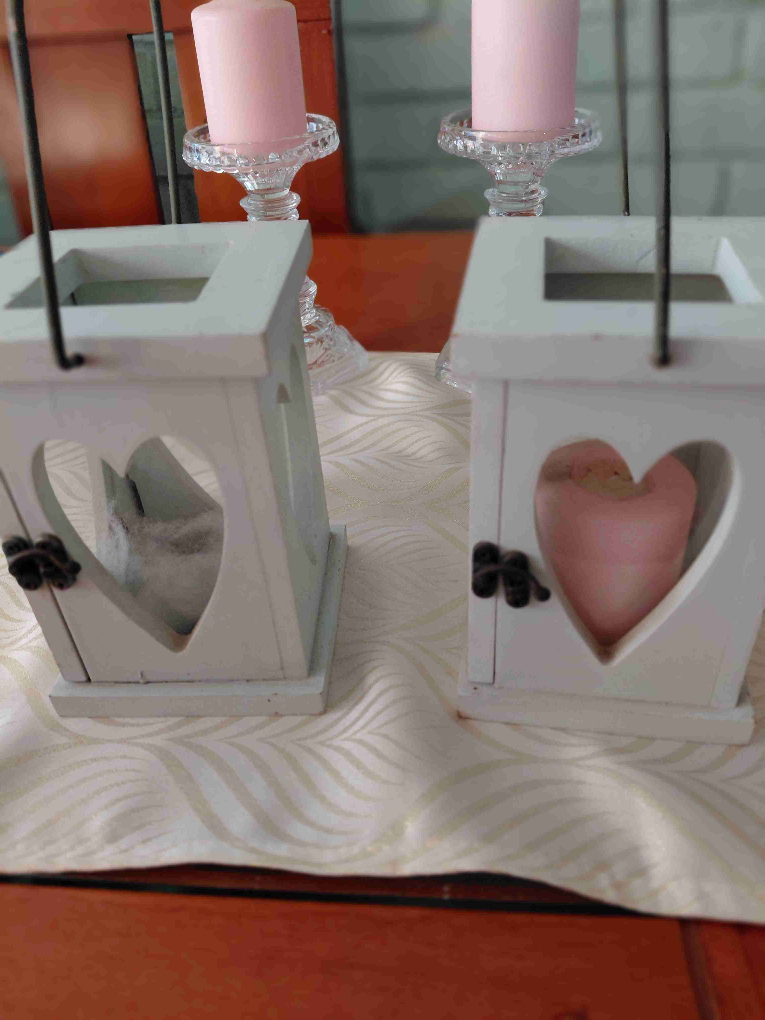 Faroles decorativos blancos y candelabros precio p - miniatura 5