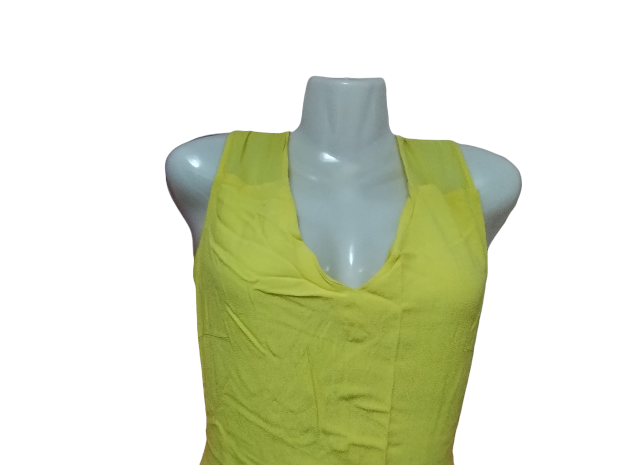Vestido amarillo con vuelos - miniatura 3