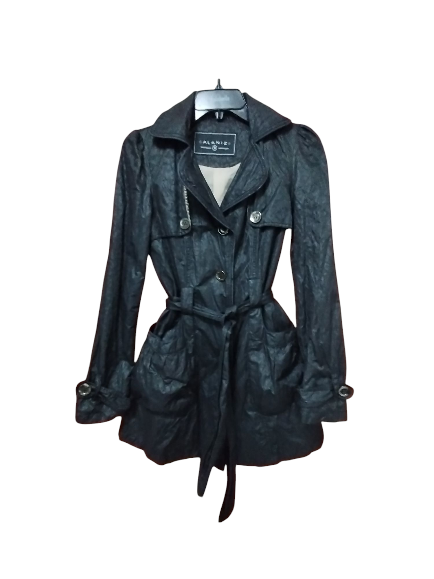Abrigo negro Alaniz - miniatura 1