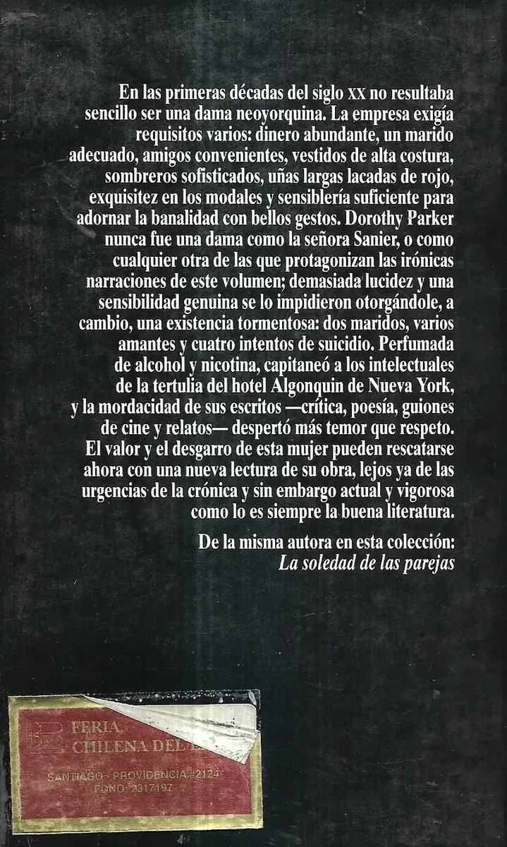 Libro  Una Dama Neoyorquina / Dorothy Parker - miniatura 2