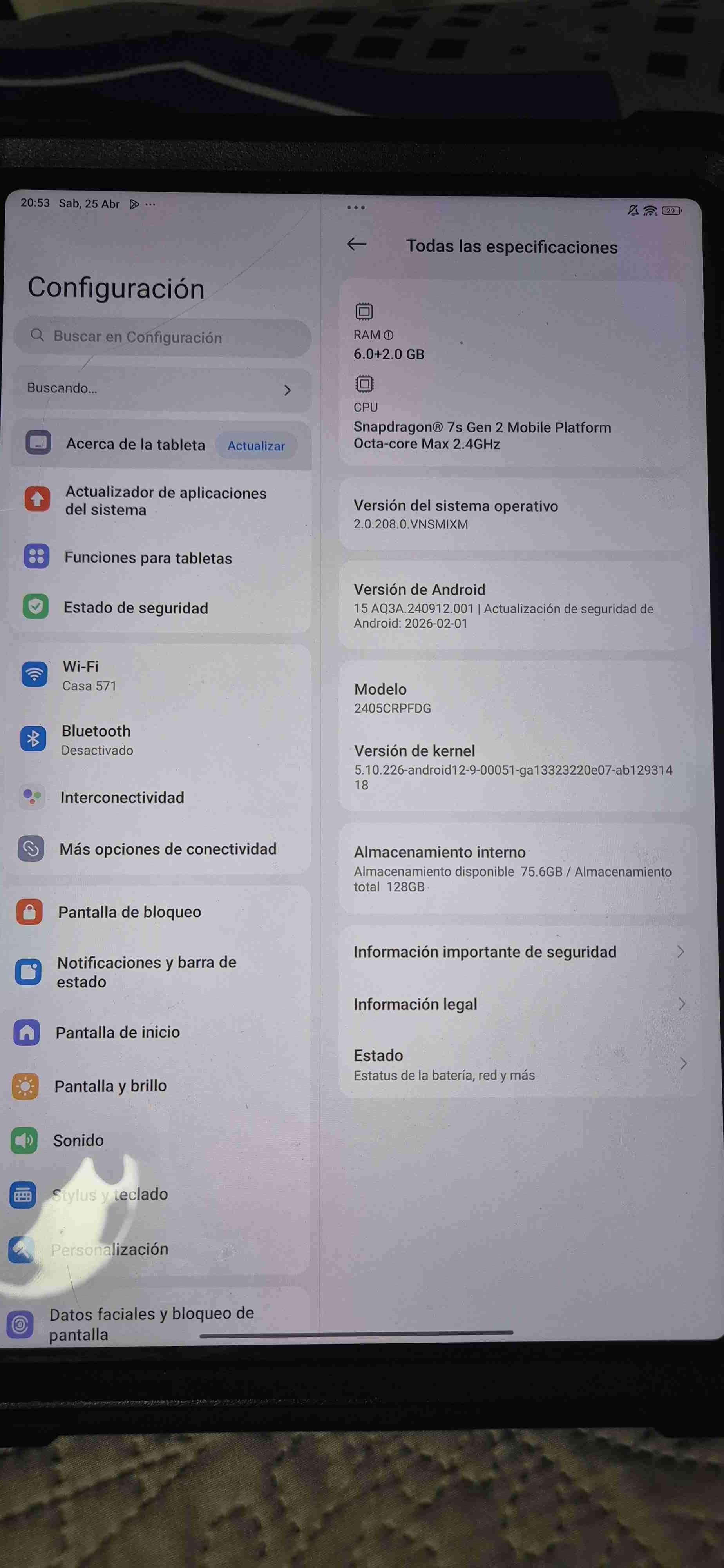 Tablet Xaomi Pad Pro 12" - miniatura 1