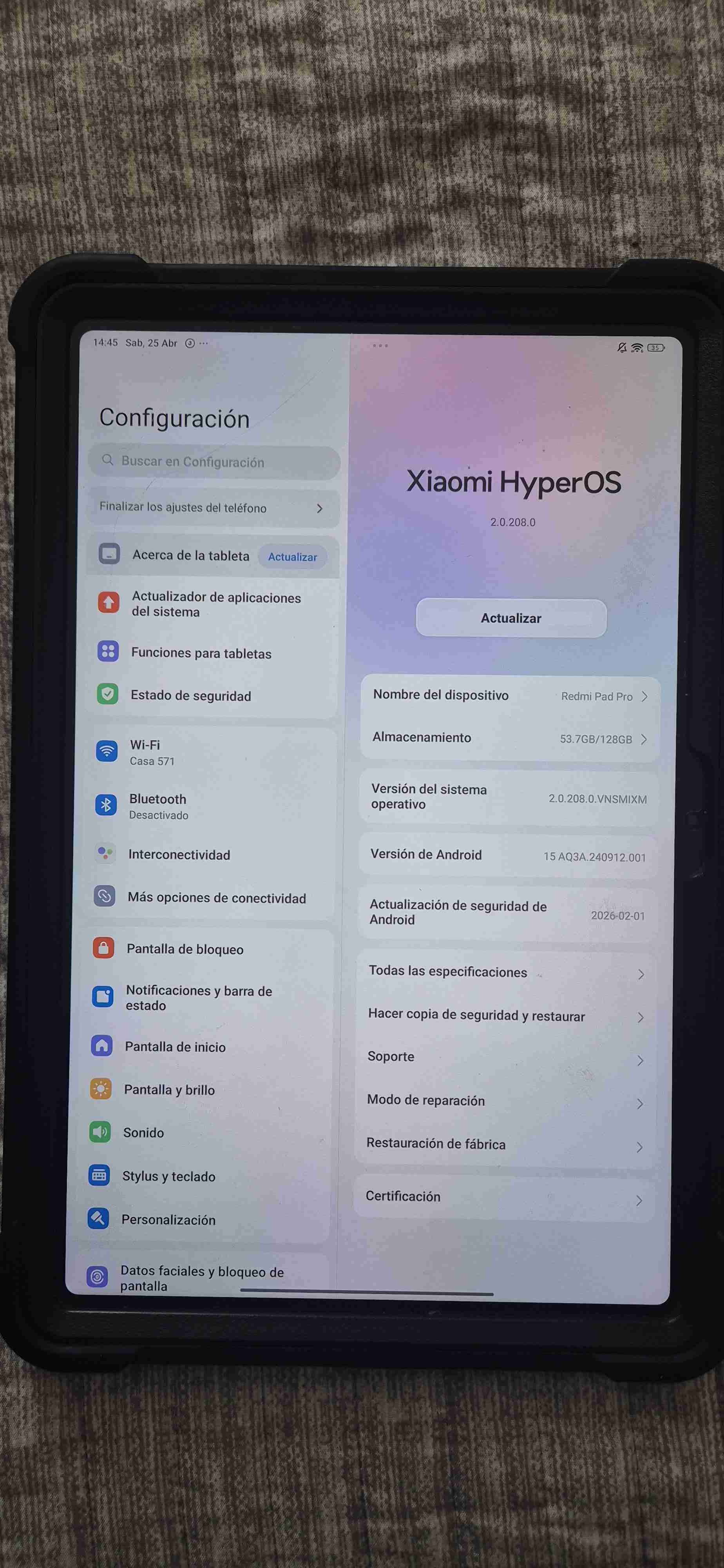 Tablet Xaomi Pad Pro 12" - miniatura 4