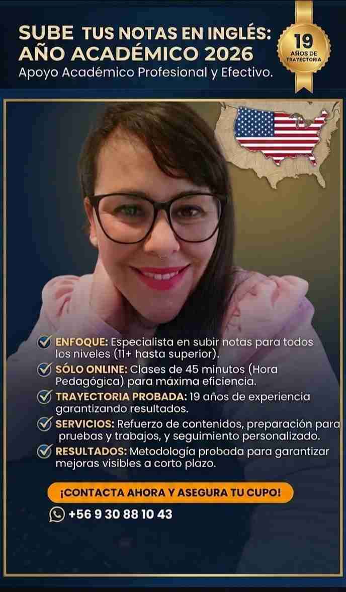 Apoyo académico en inglés