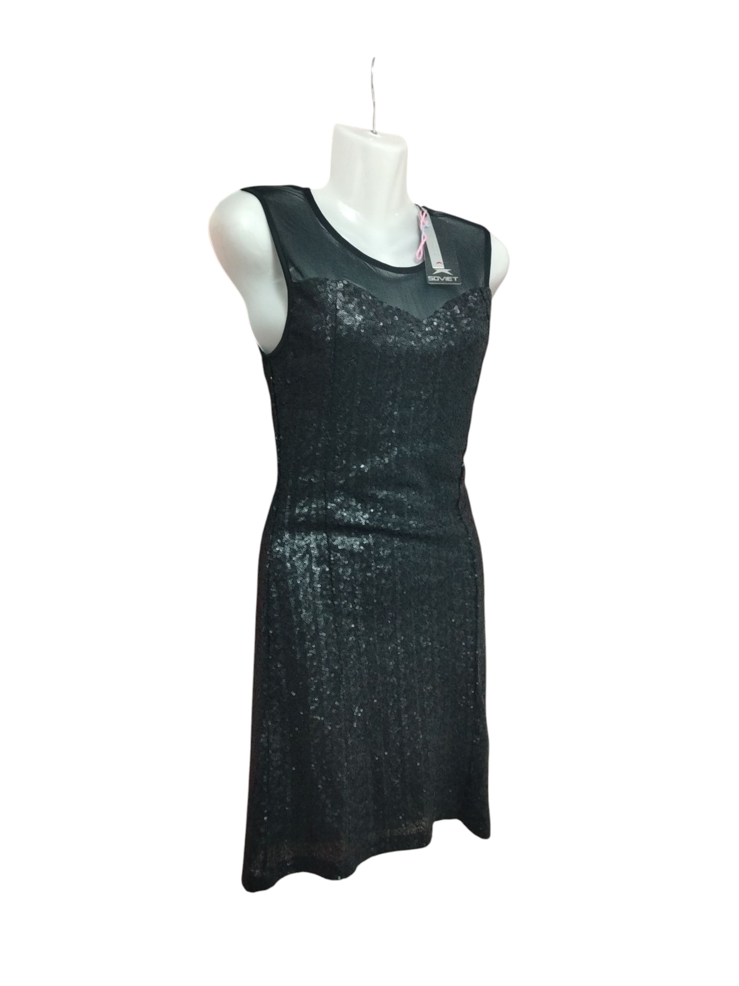 Vestido negro con lentejuelas Soviet - miniatura 3