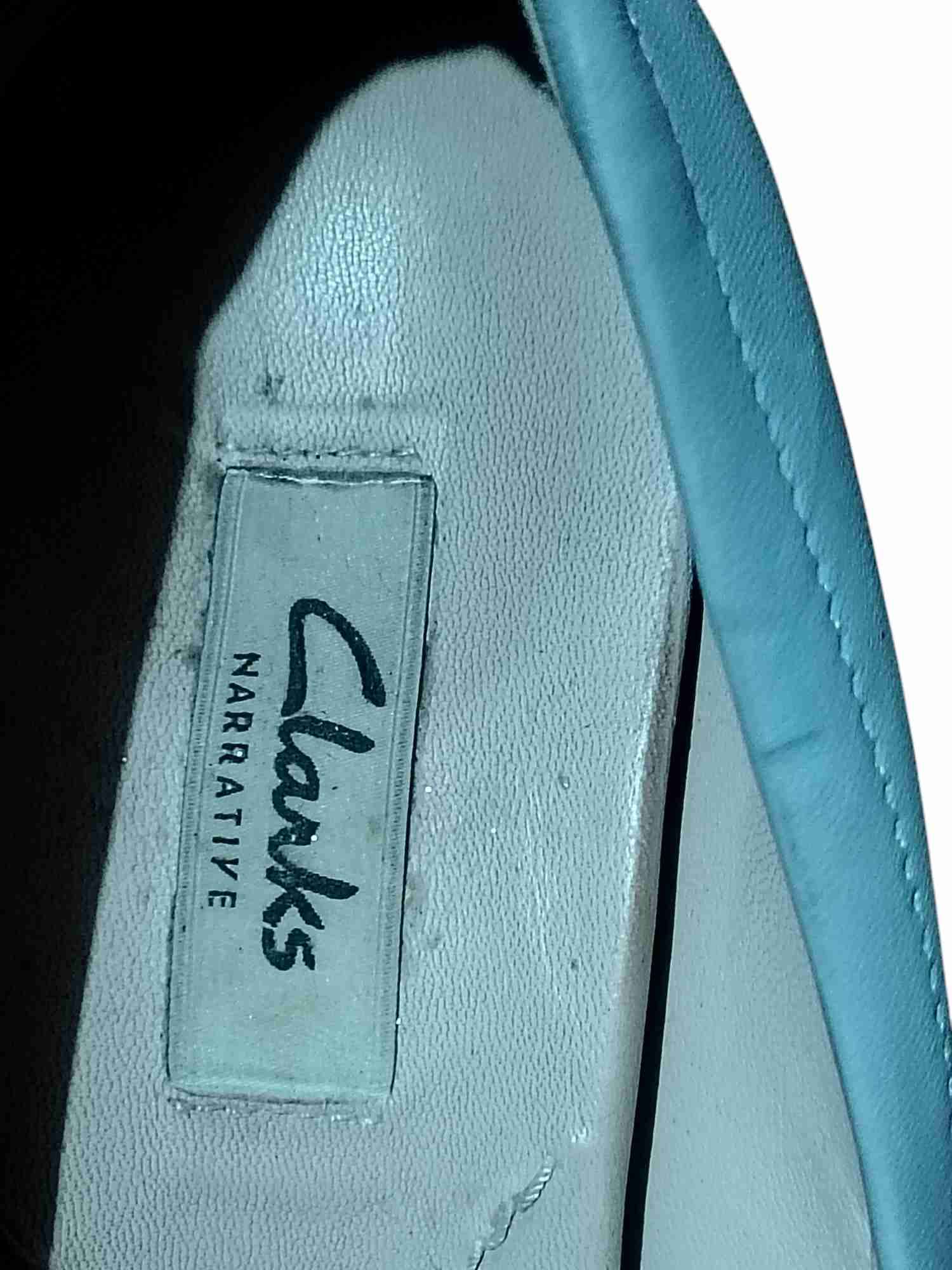Zapatos tacón celestes Clarks - miniatura 3