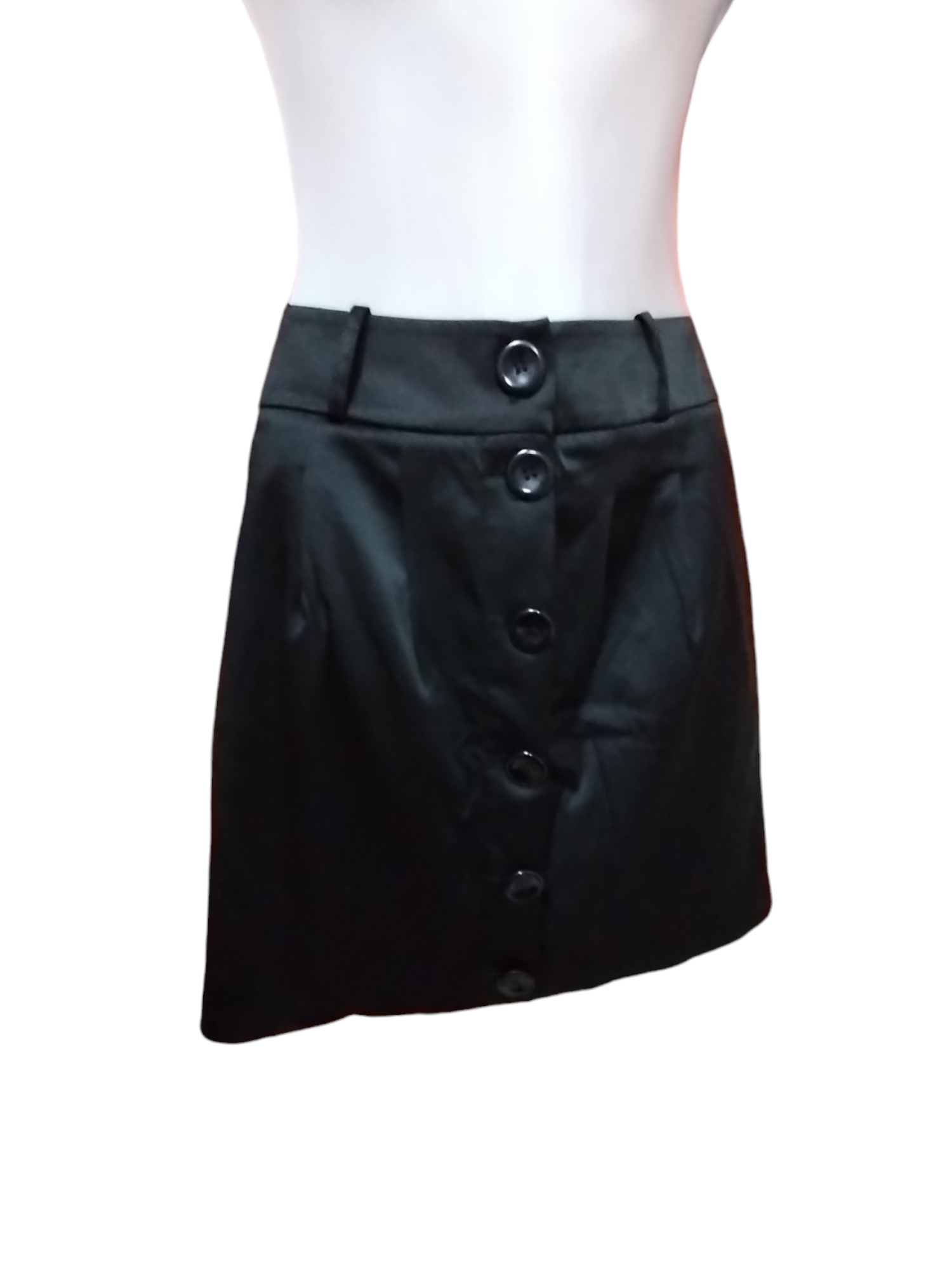 Falda IO negra con botones - miniatura 3