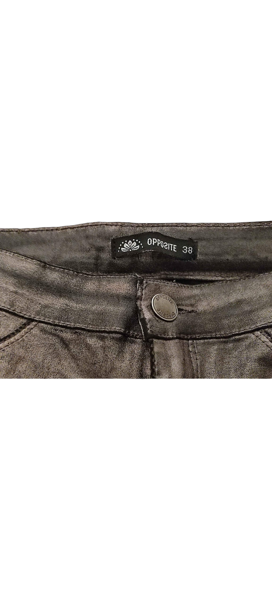 Pantalones engomado metalizados - miniatura 2