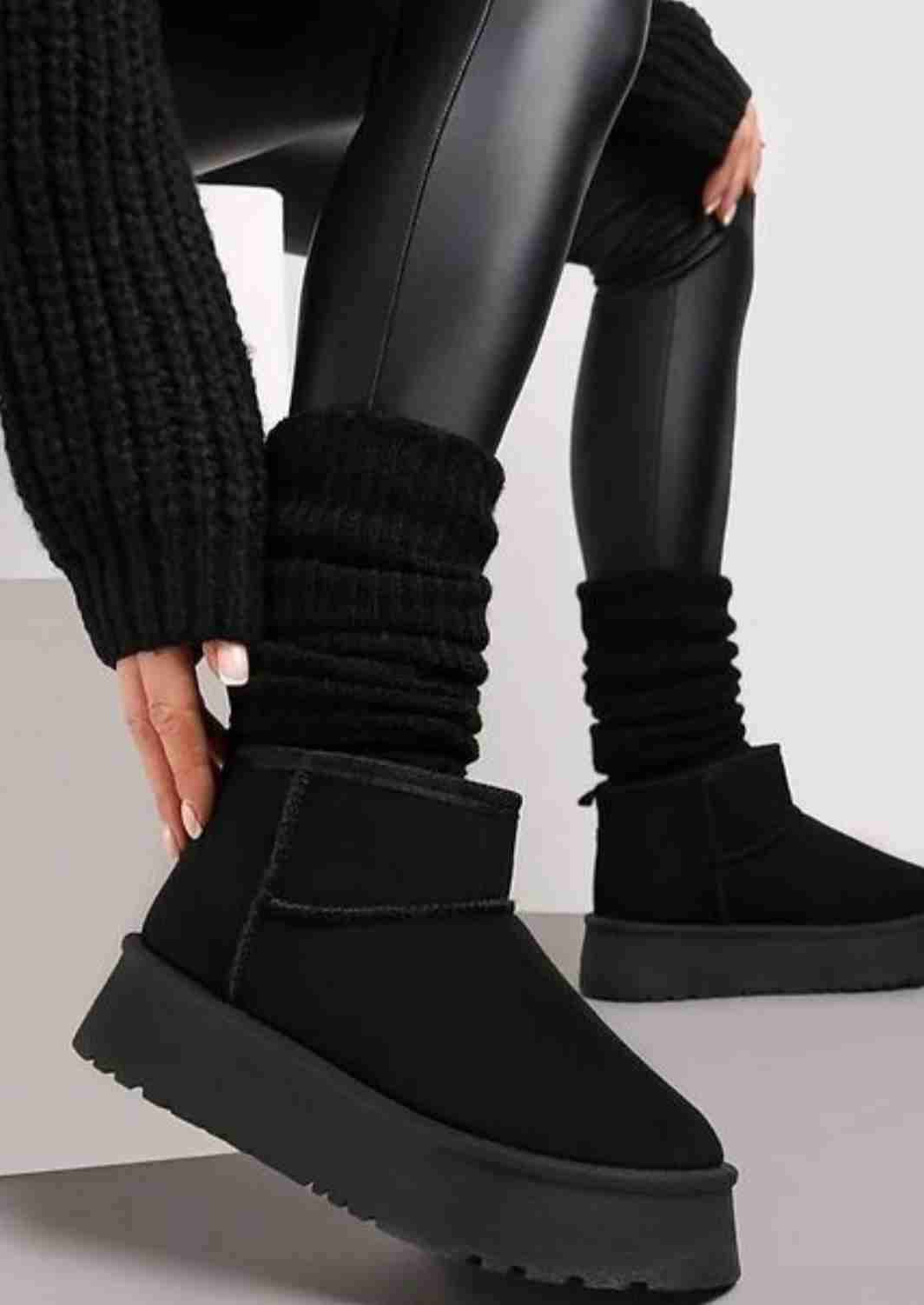 Pantubotas Mini botas tipo ugg - miniatura 4