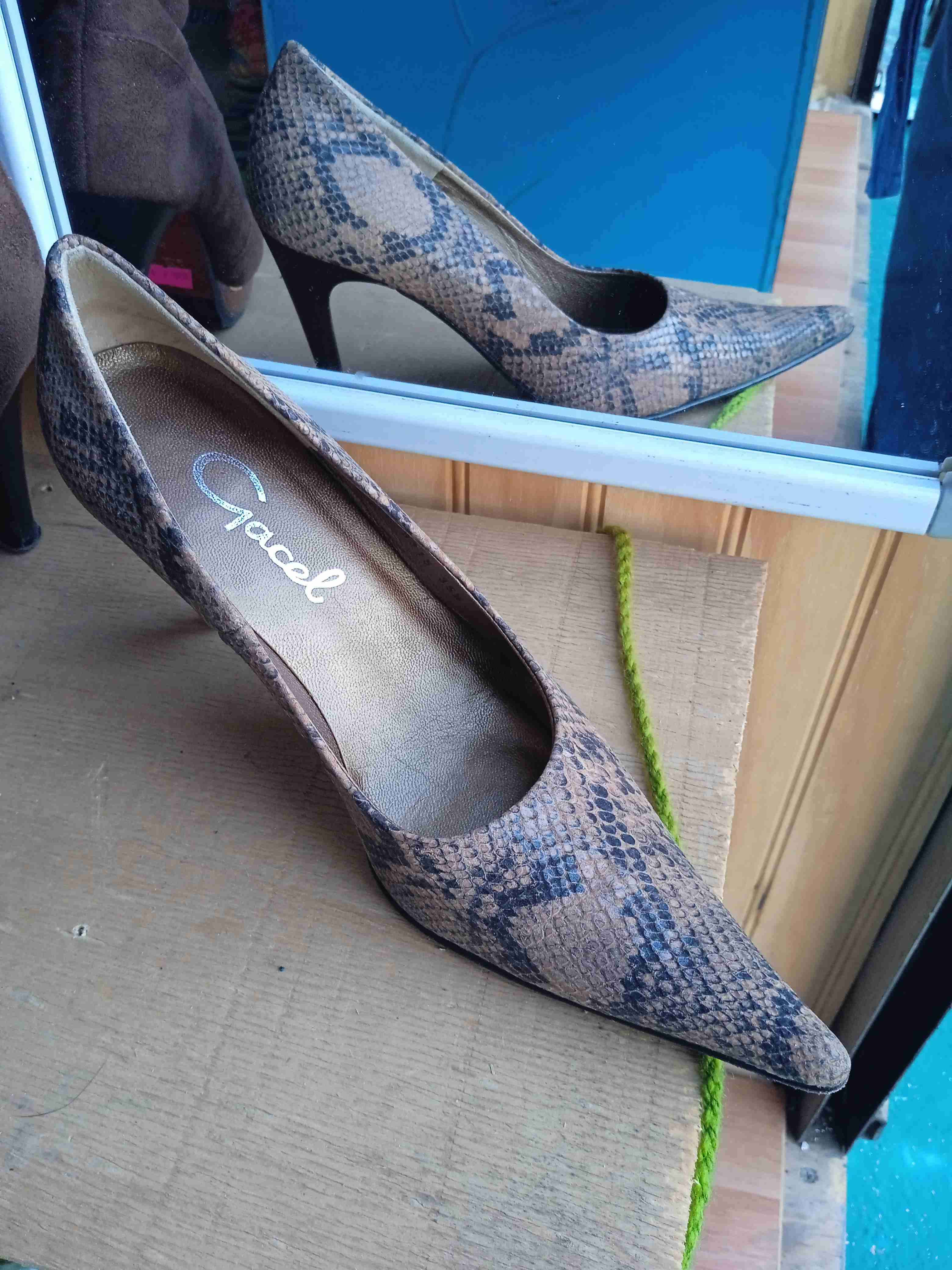 Zapatos de tacón animal print