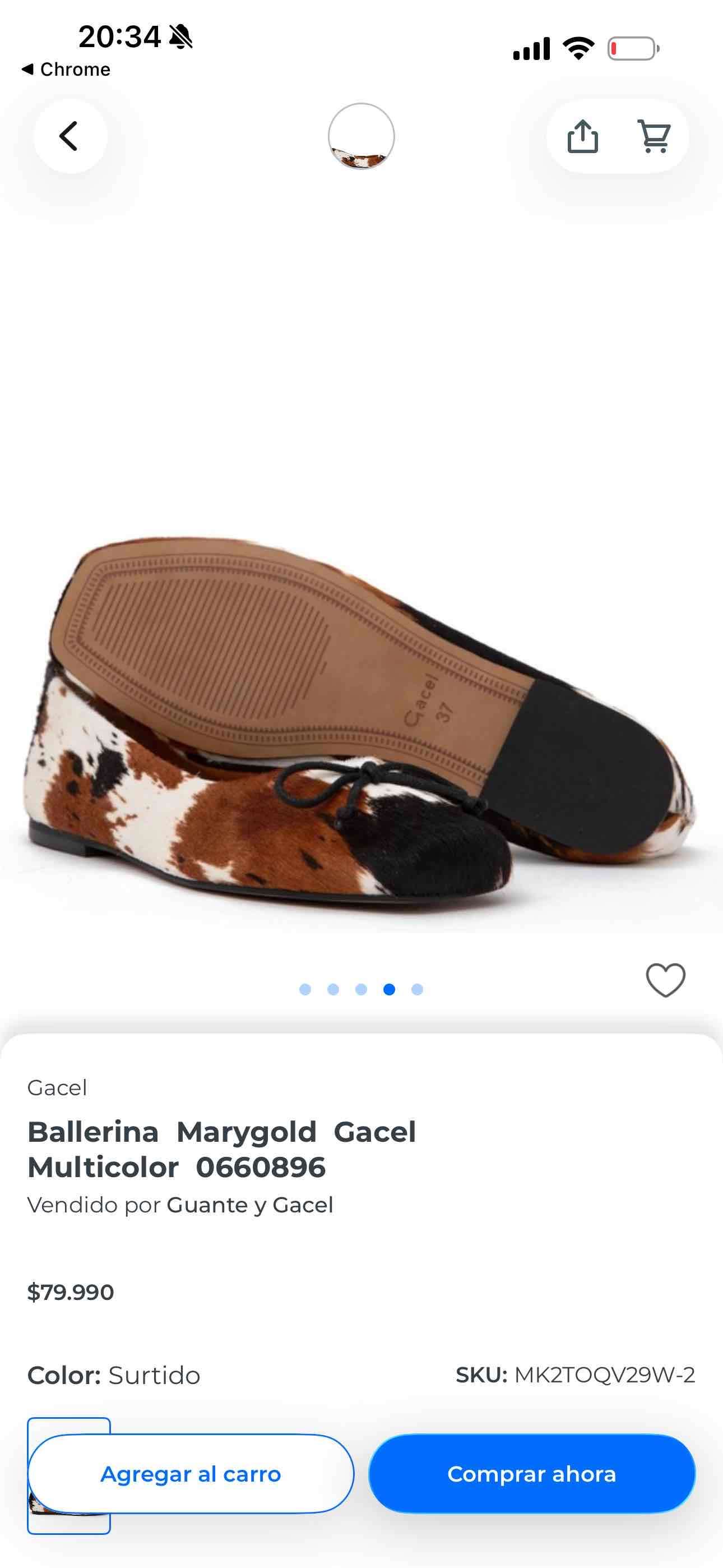 Bailarinas Marygold Gacel - miniatura 2