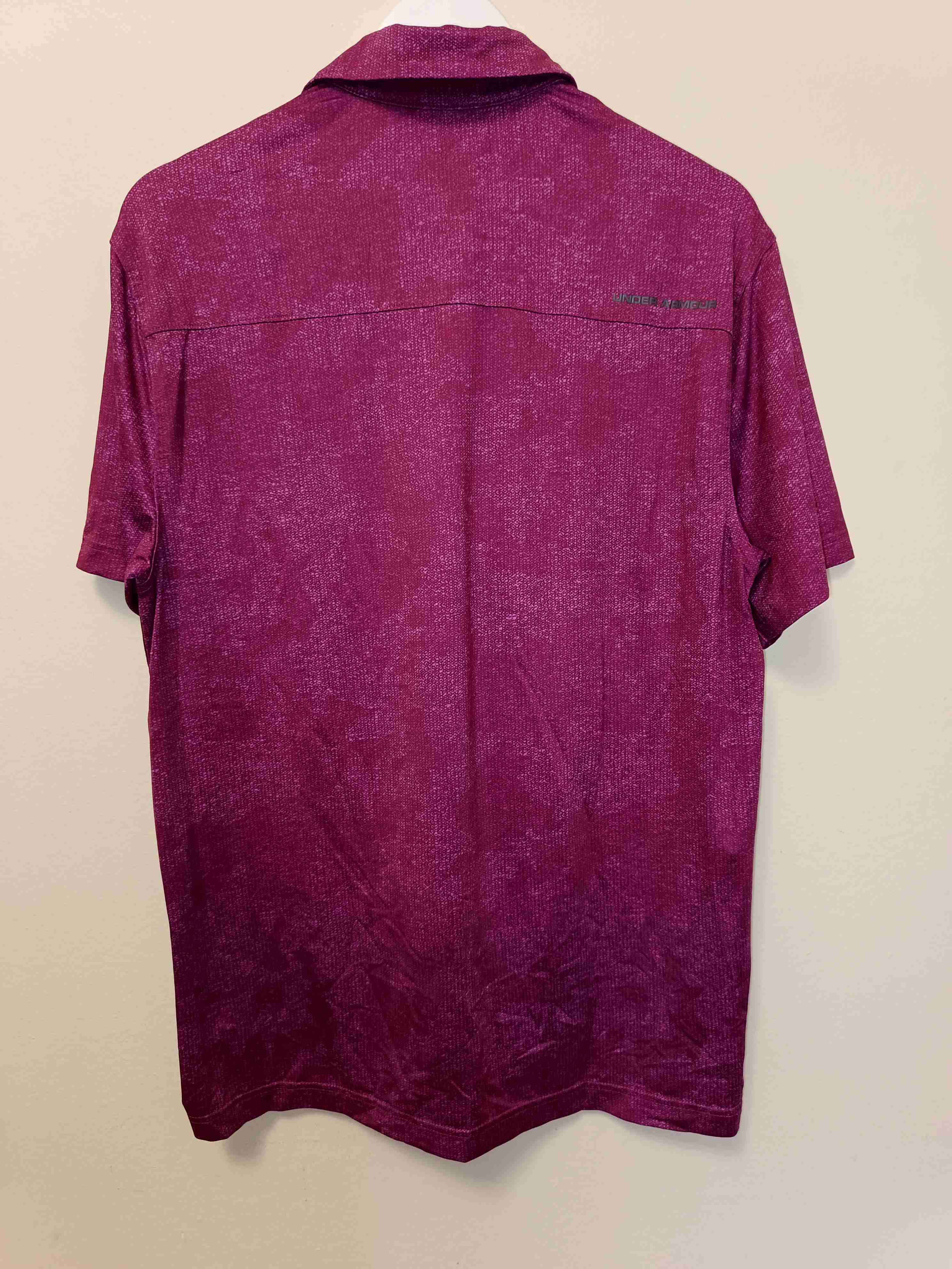 Polo deportiva morada Under Armour - miniatura 2