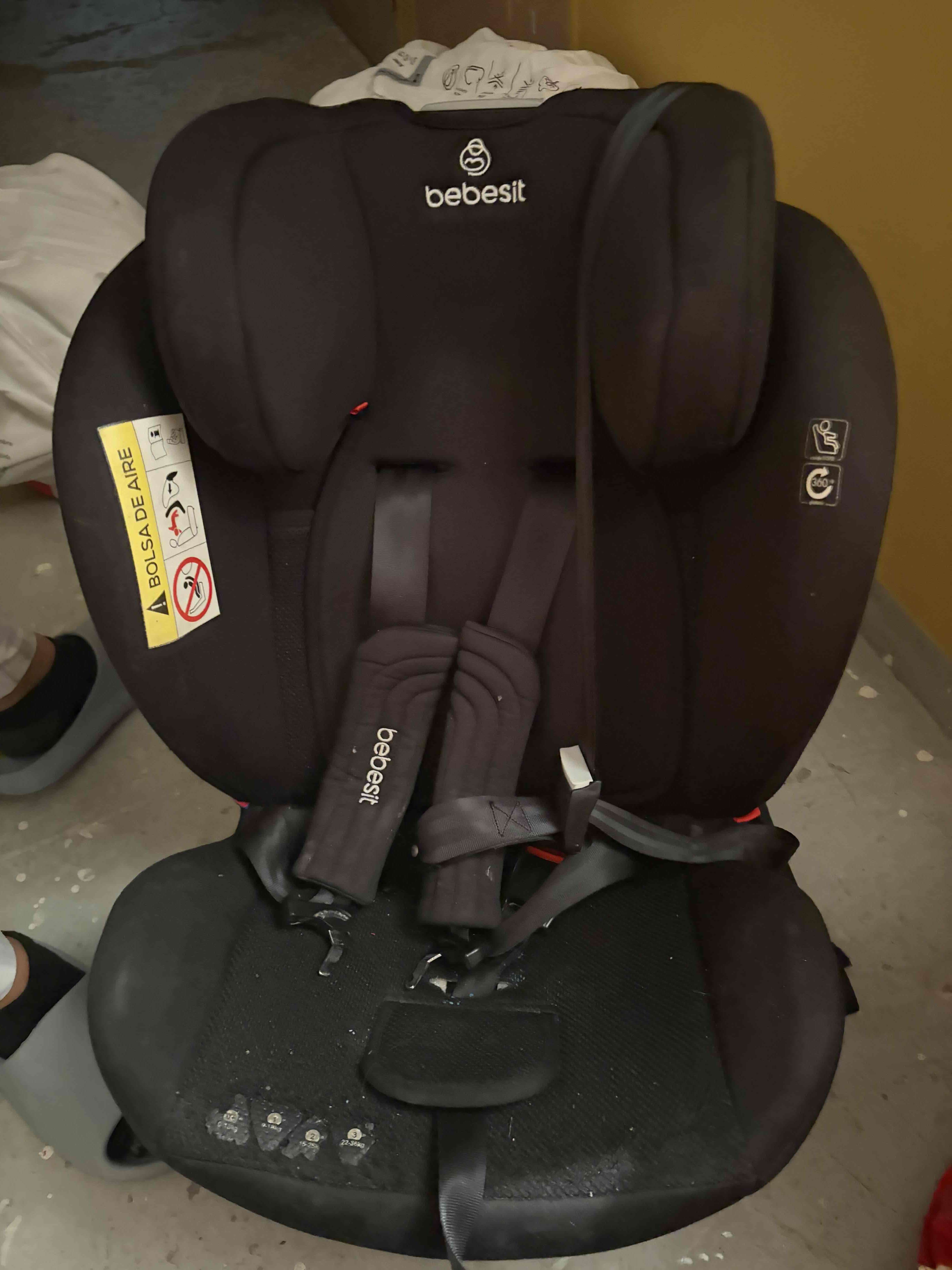 Silla de auto Bebesit negra - miniatura 2