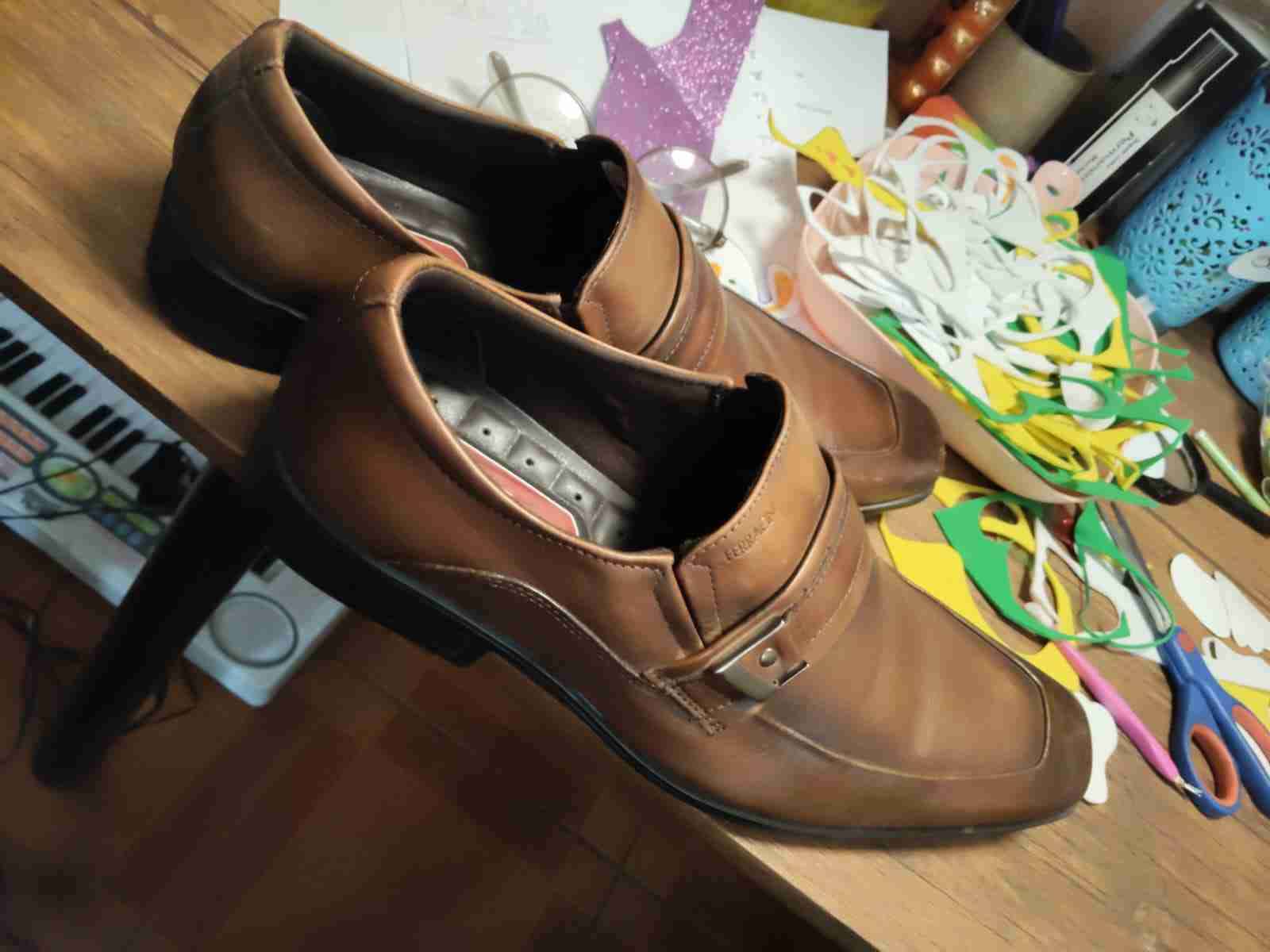 Zapatos formales marrones Ferracini - miniatura 2