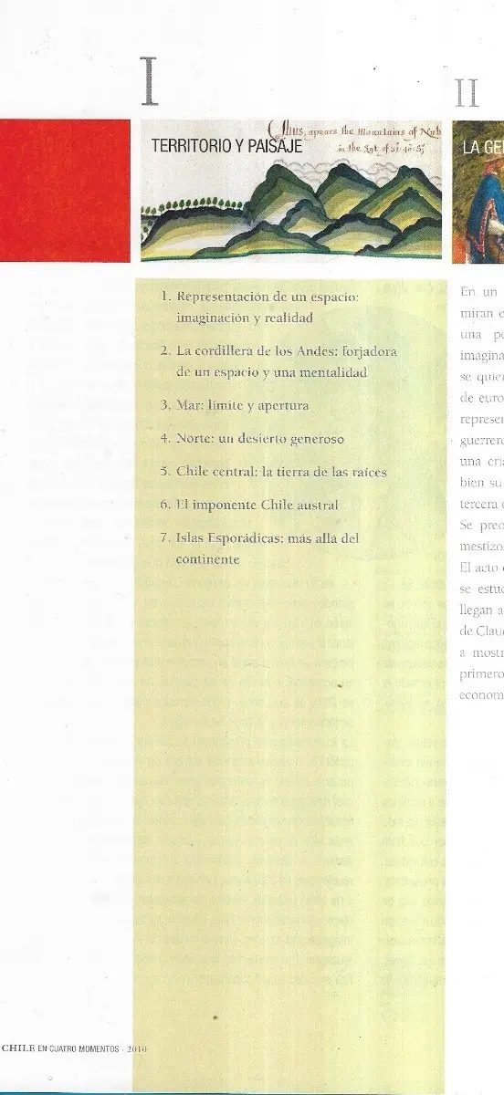 Chile V. 1 En 4 Momentos Iconografía Territorio - miniatura 2