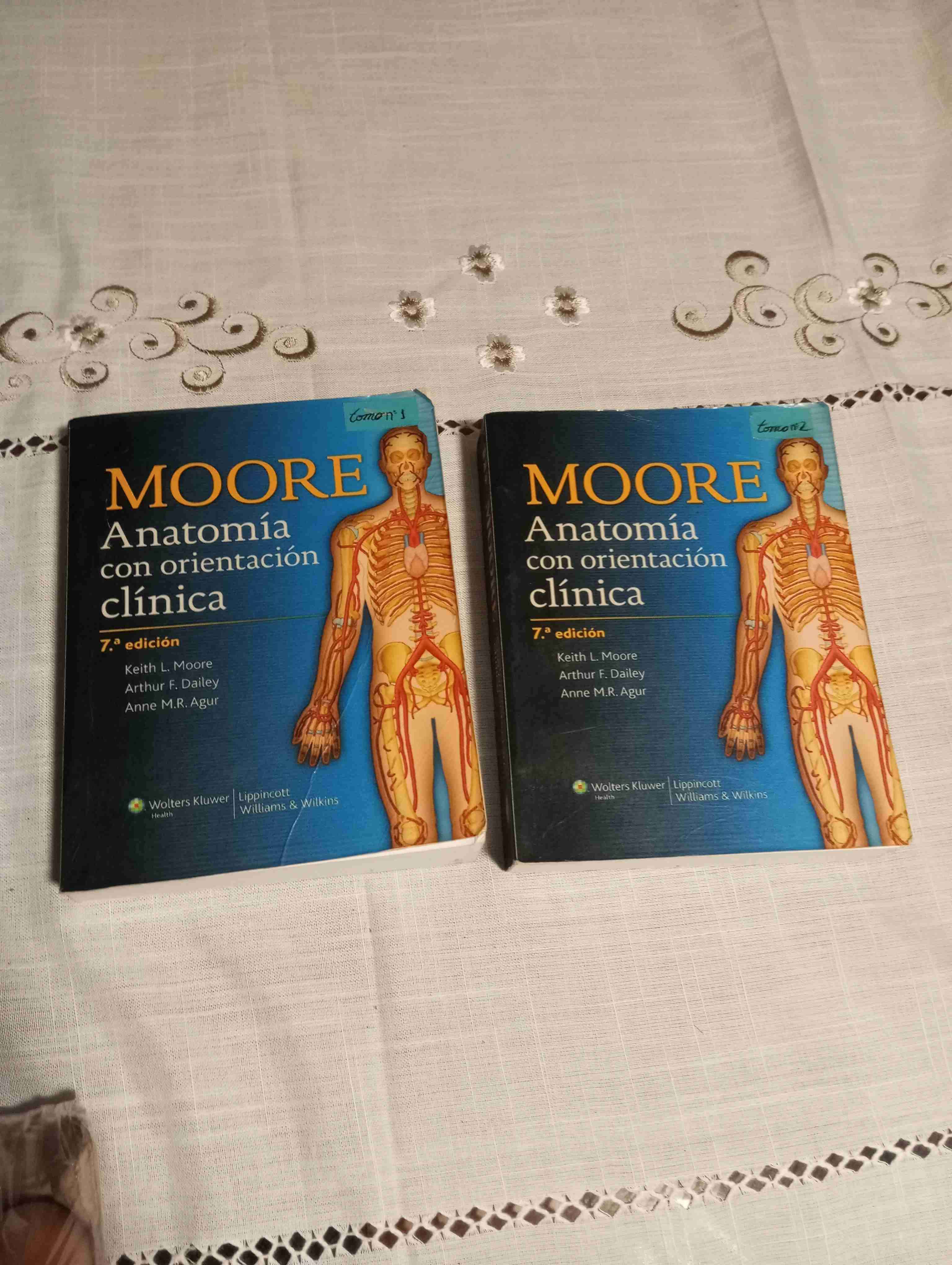 Set Libros Moore Anatomía con Orientación Clínica - miniatura 1