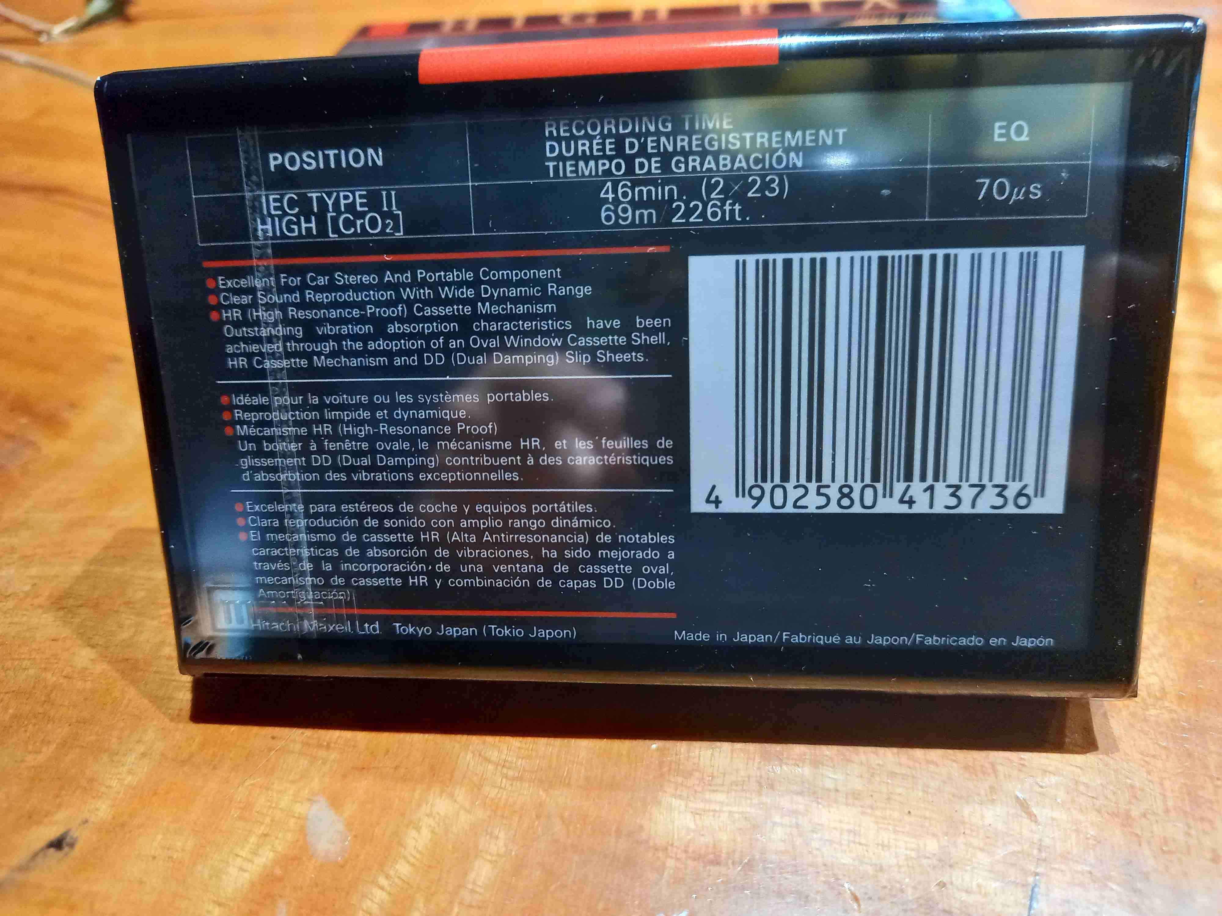 Cinta de casete Maxell UD II 46 - miniatura 2