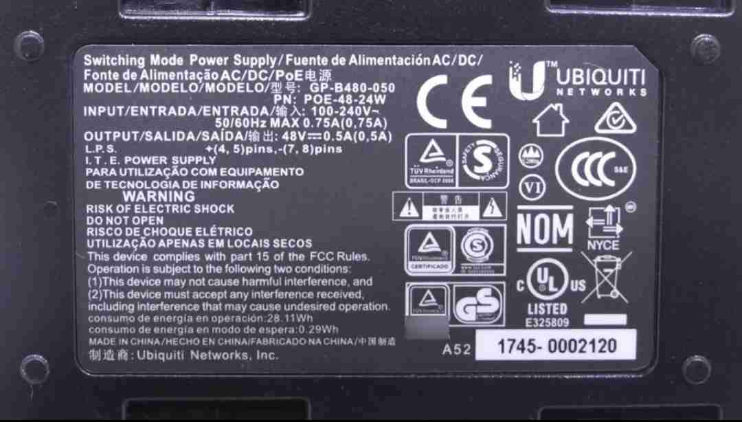 Inyector PoE para red LAN (48V) - miniatura 3