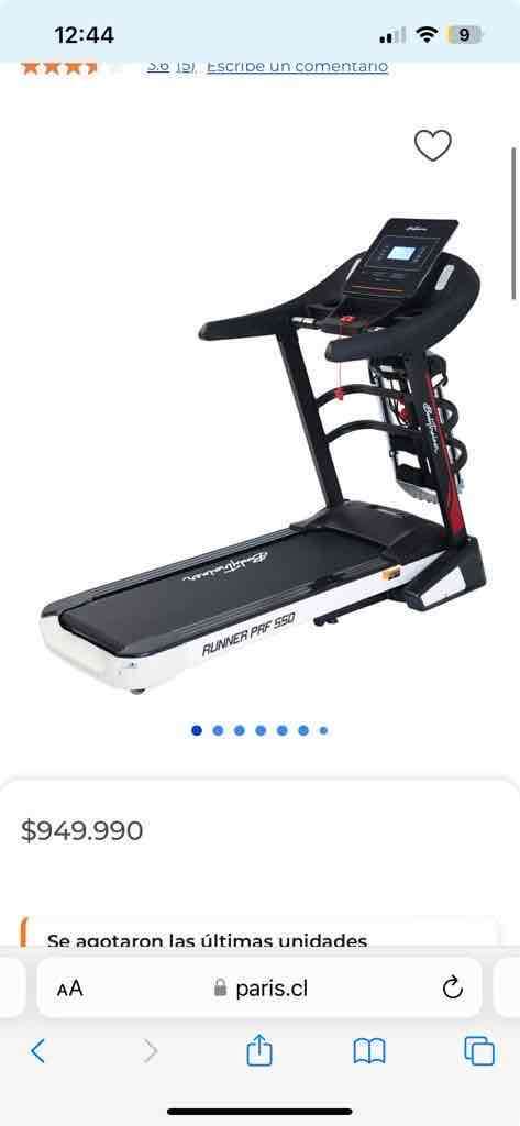 Trotadora Runner PFF 580 - miniatura 1