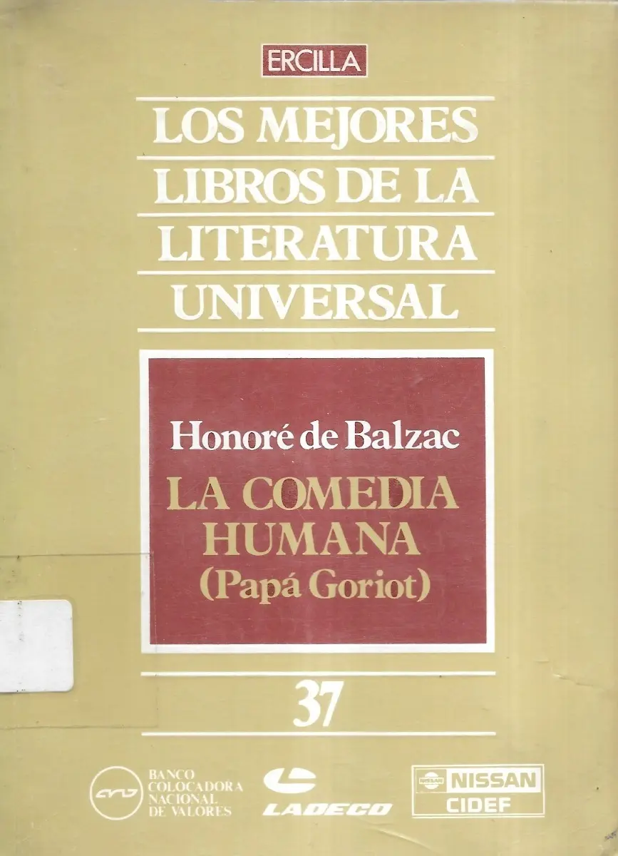 La Comedia Humana - Papá Goriot - Balzac