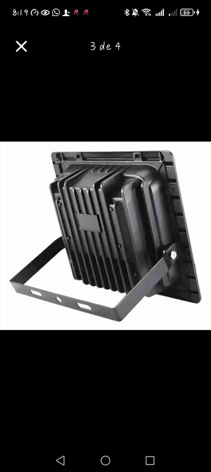 Luz solar LED 100W con panel - miniatura 2