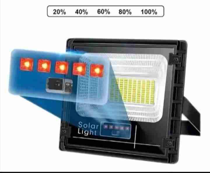 Luz solar LED 100W con panel - miniatura 3