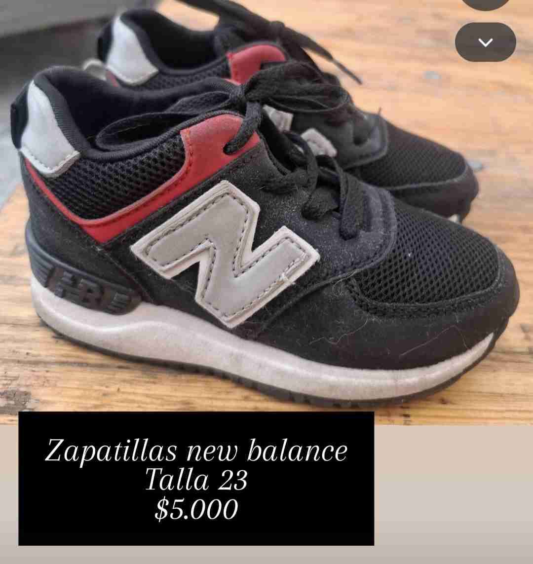Zapatillas New Balance negras talla 23 - miniatura 1