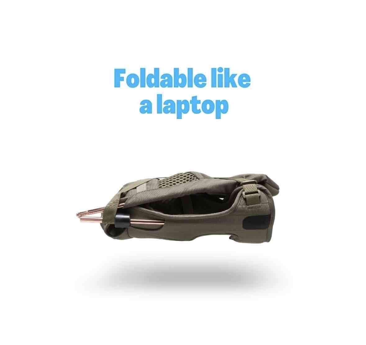 Mochila de porteo Minimeis G5 verde un uso - miniatura 4