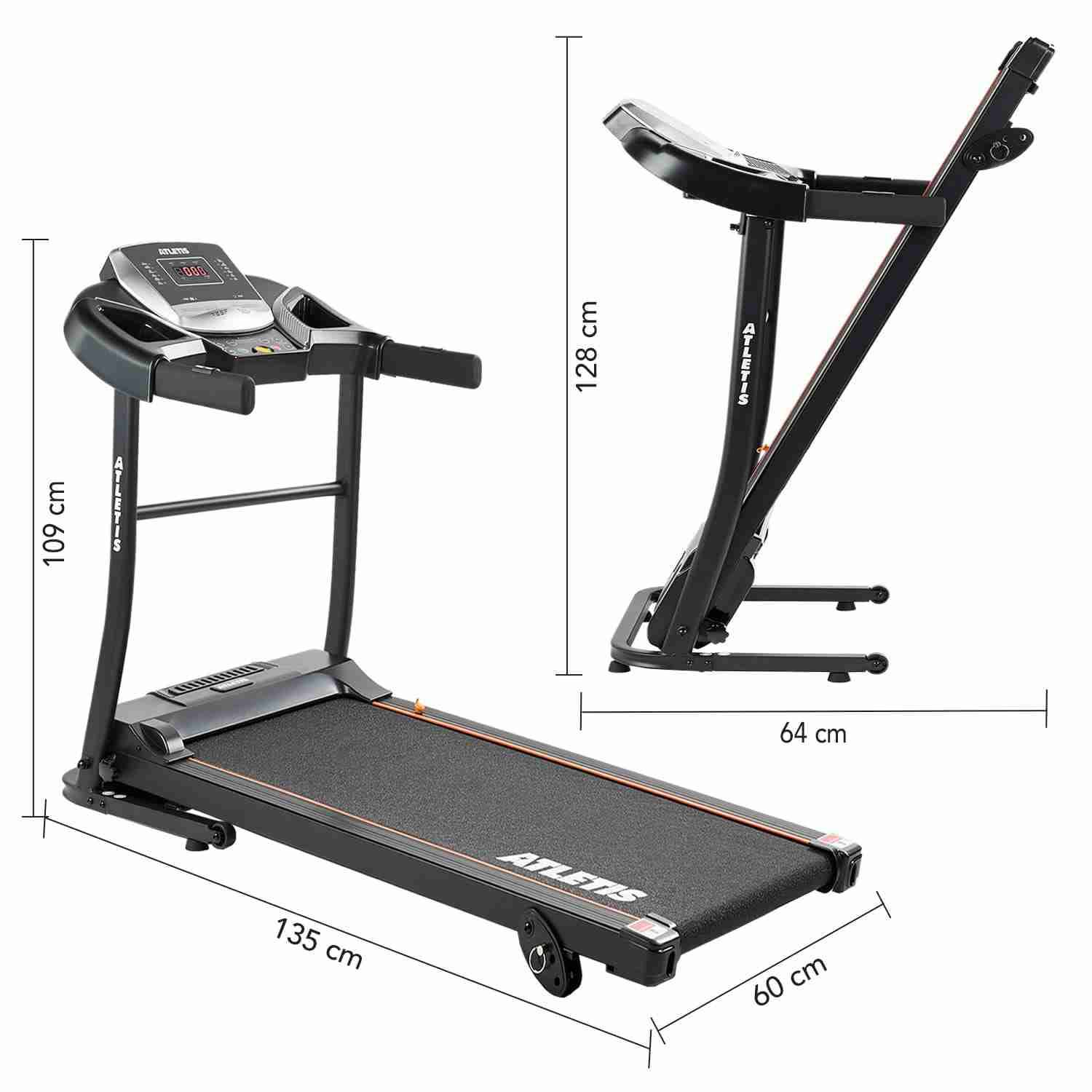Cinta de correr Atletis plegable - miniatura 5