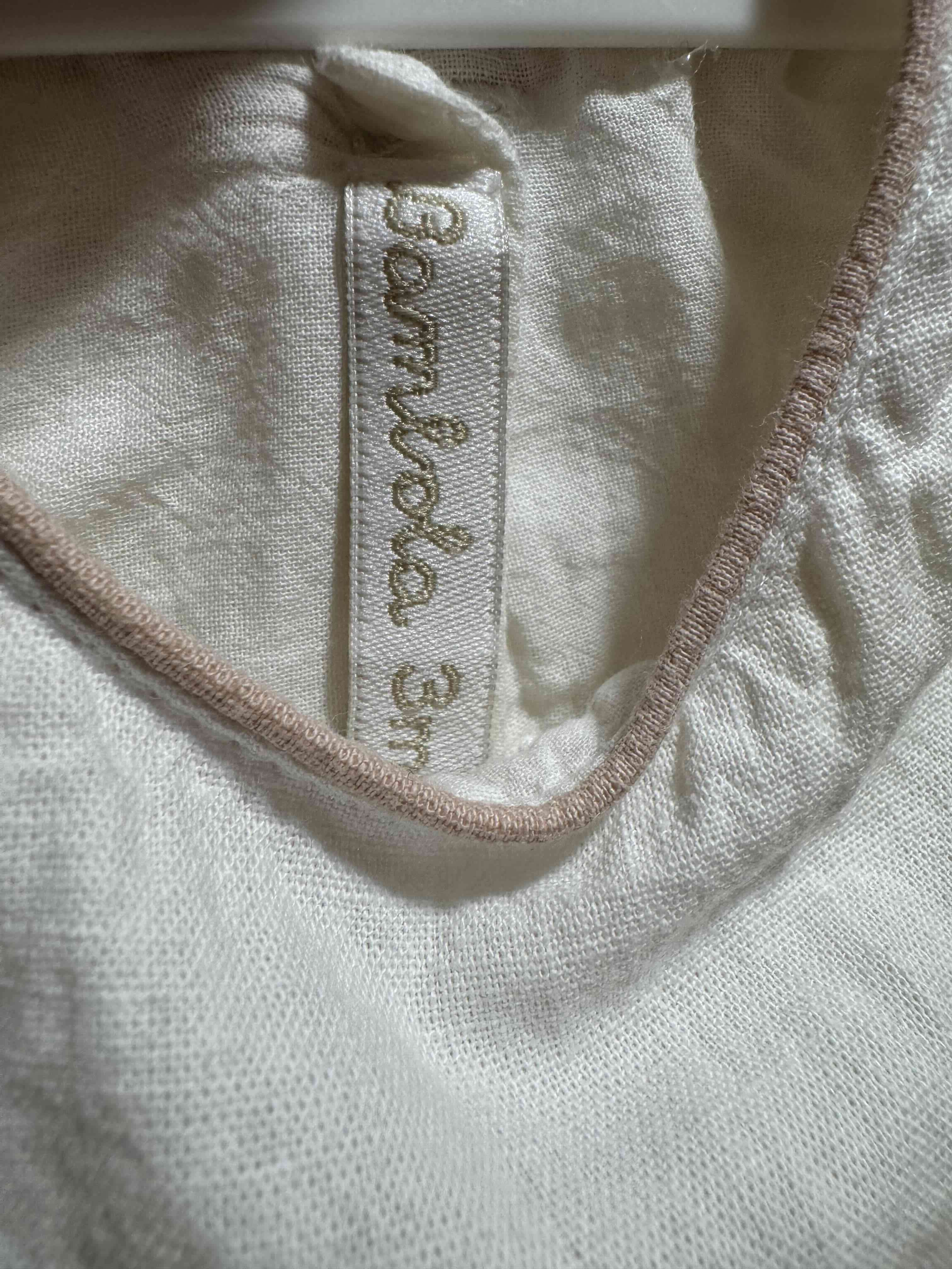 Vestido Bambola blanco con cinturón rosa 3M - miniatura 3