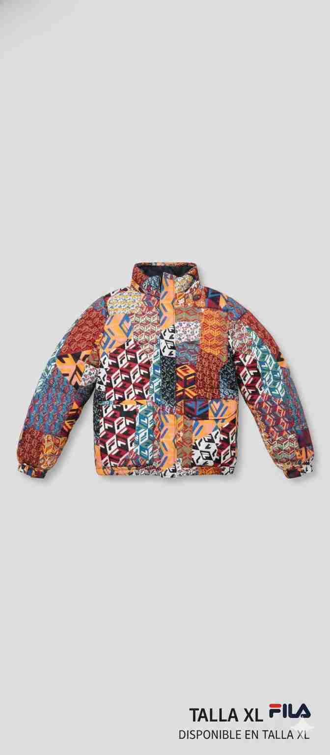 Chaqueta acolchada multicolor - miniatura 2