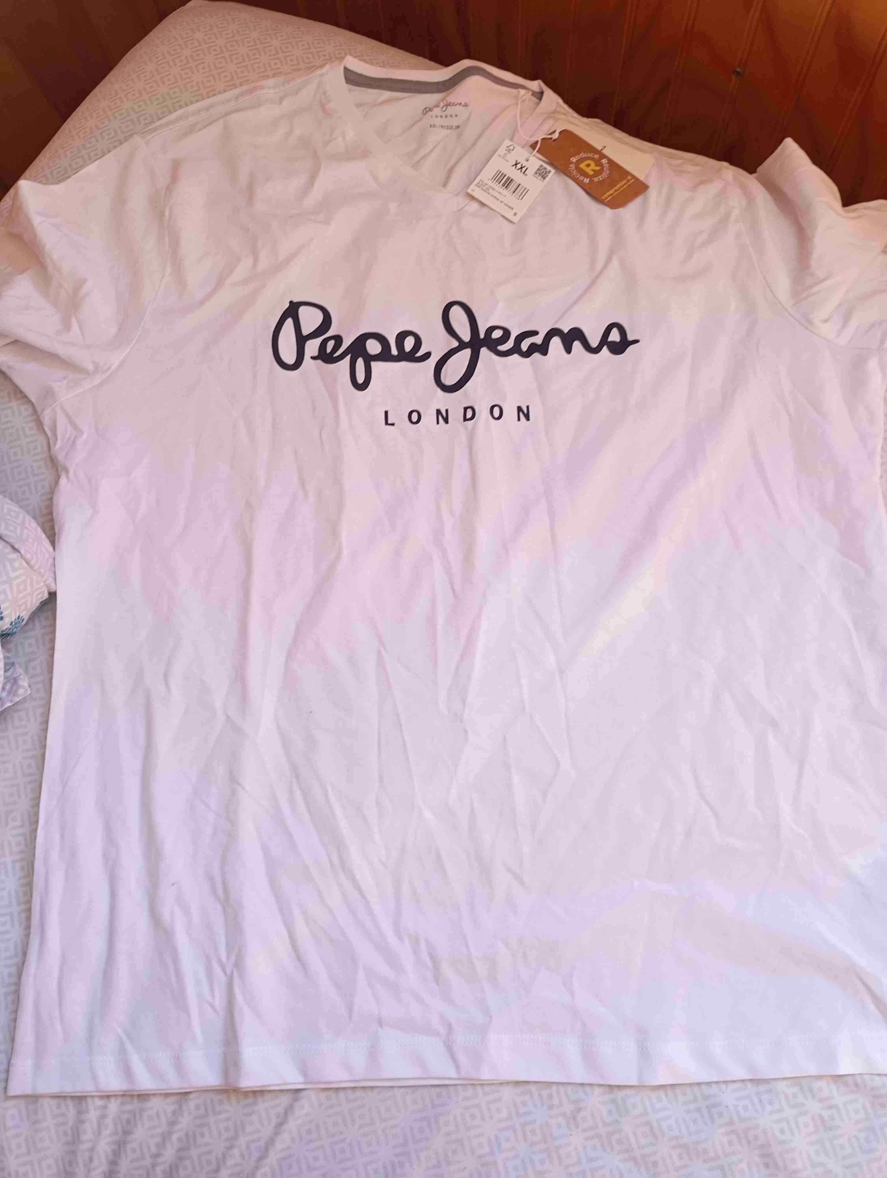 Polera blanca Pepe Jeans