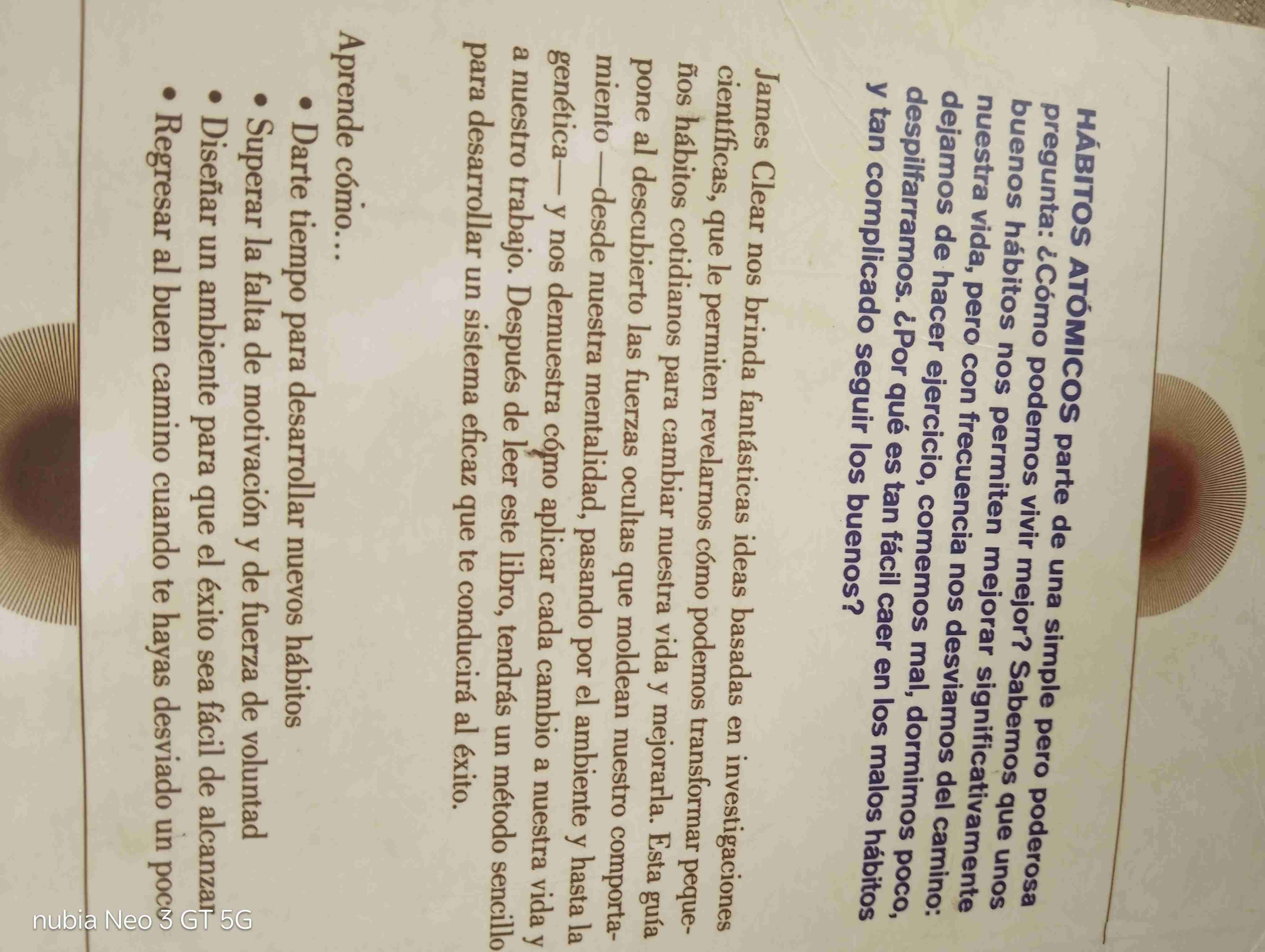 Libro Hábitos Atómicos - miniatura 3