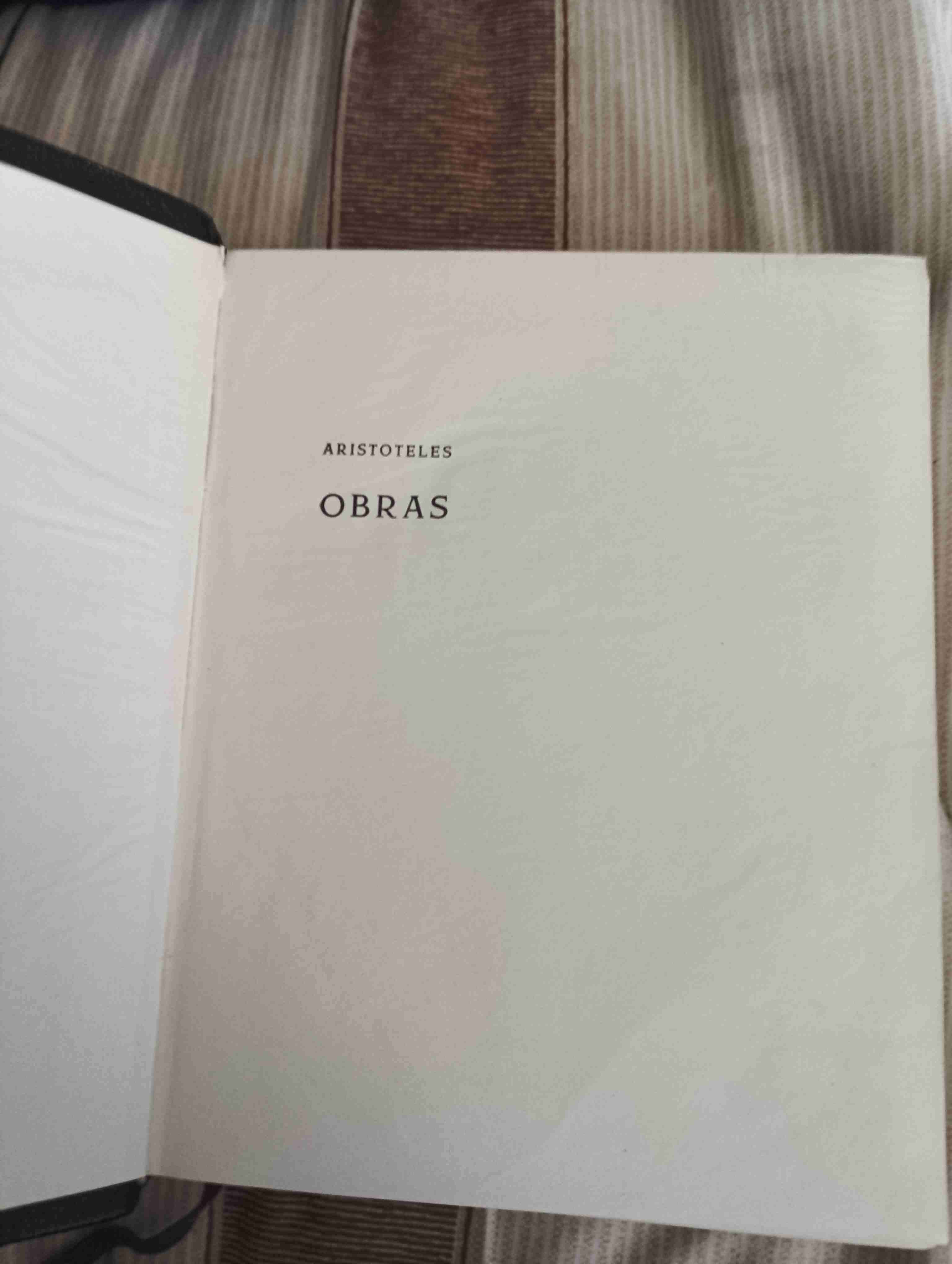 Aristóteles – Obras completas Editorial Aguilar - miniatura 3