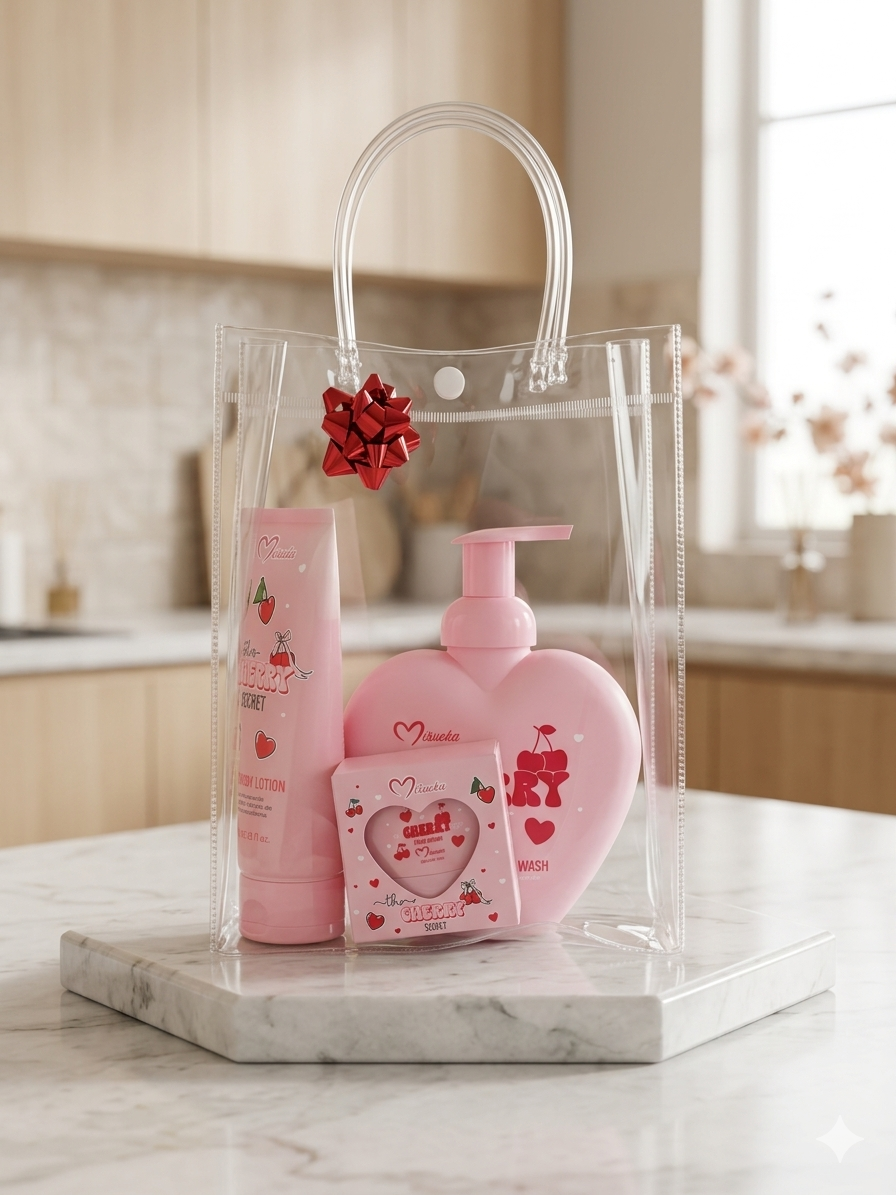 Set de cuidado corporal Cherry - miniatura 1