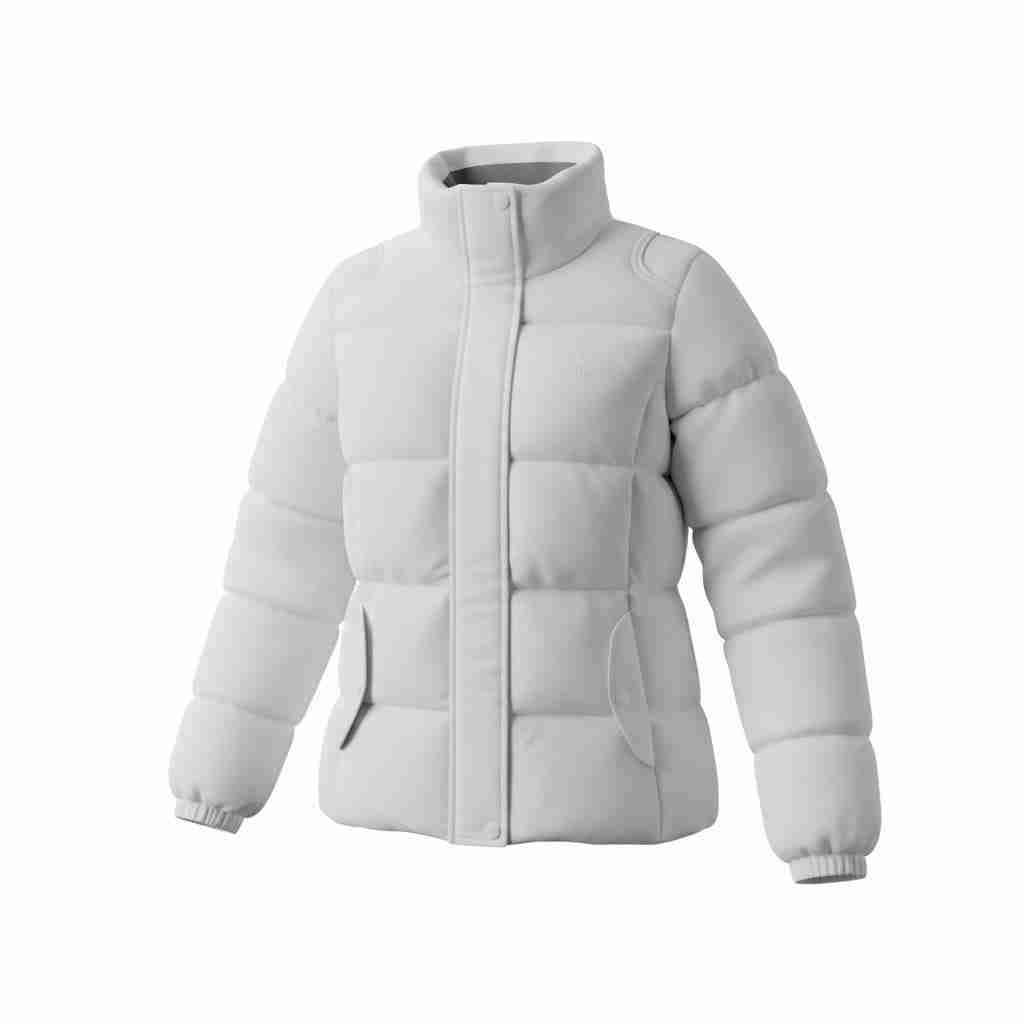 Chaqueta acolchada blanca Adidas