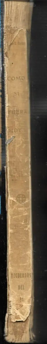 Libro "Como Si Fuera Hoy" 1929 Barbosa / Detalles - miniatura 3