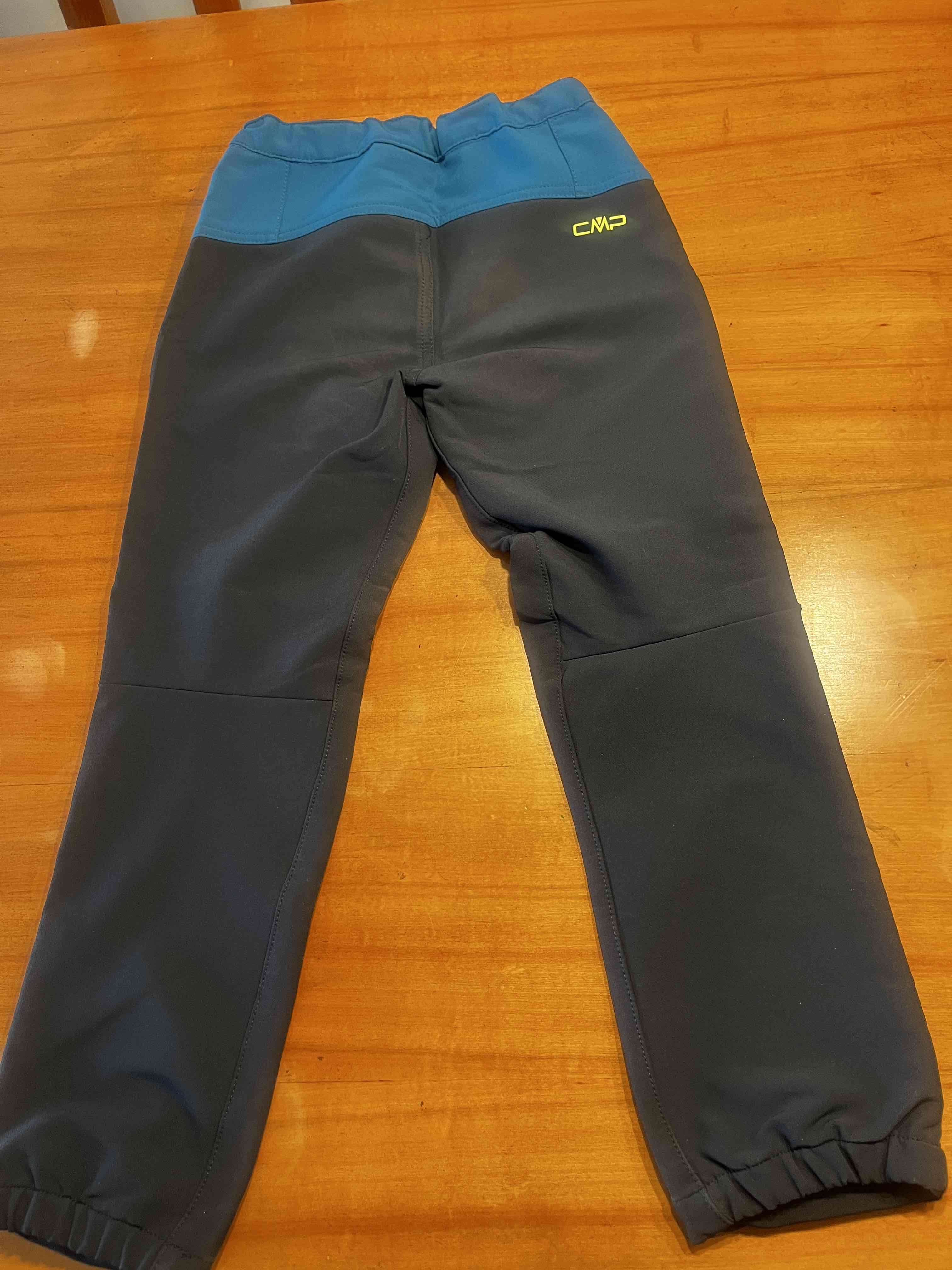 Pantalón softshell  outdoor CMP azul-negro , 116 c - miniatura 3